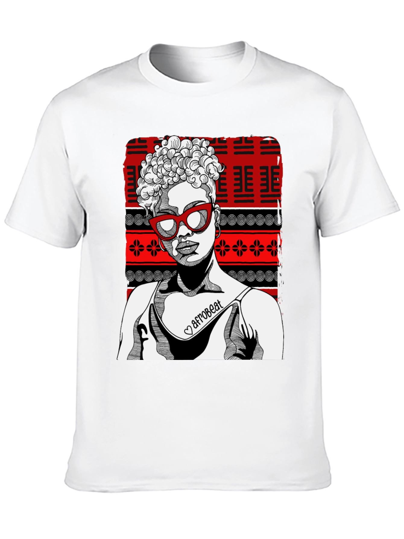 Afrobeat Graphic Tee - Stylish Unisex Black T-Shirt