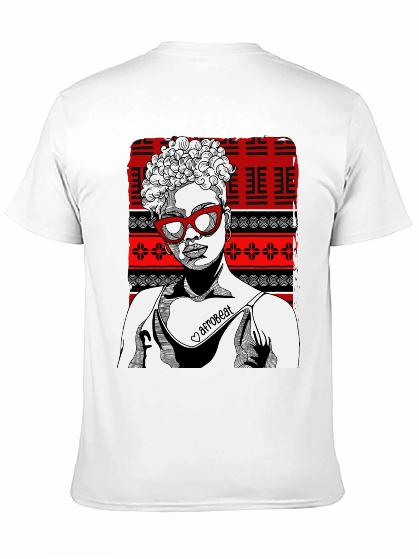 Afrobeat Graphic Tee - Stylish Unisex Black T-Shirt