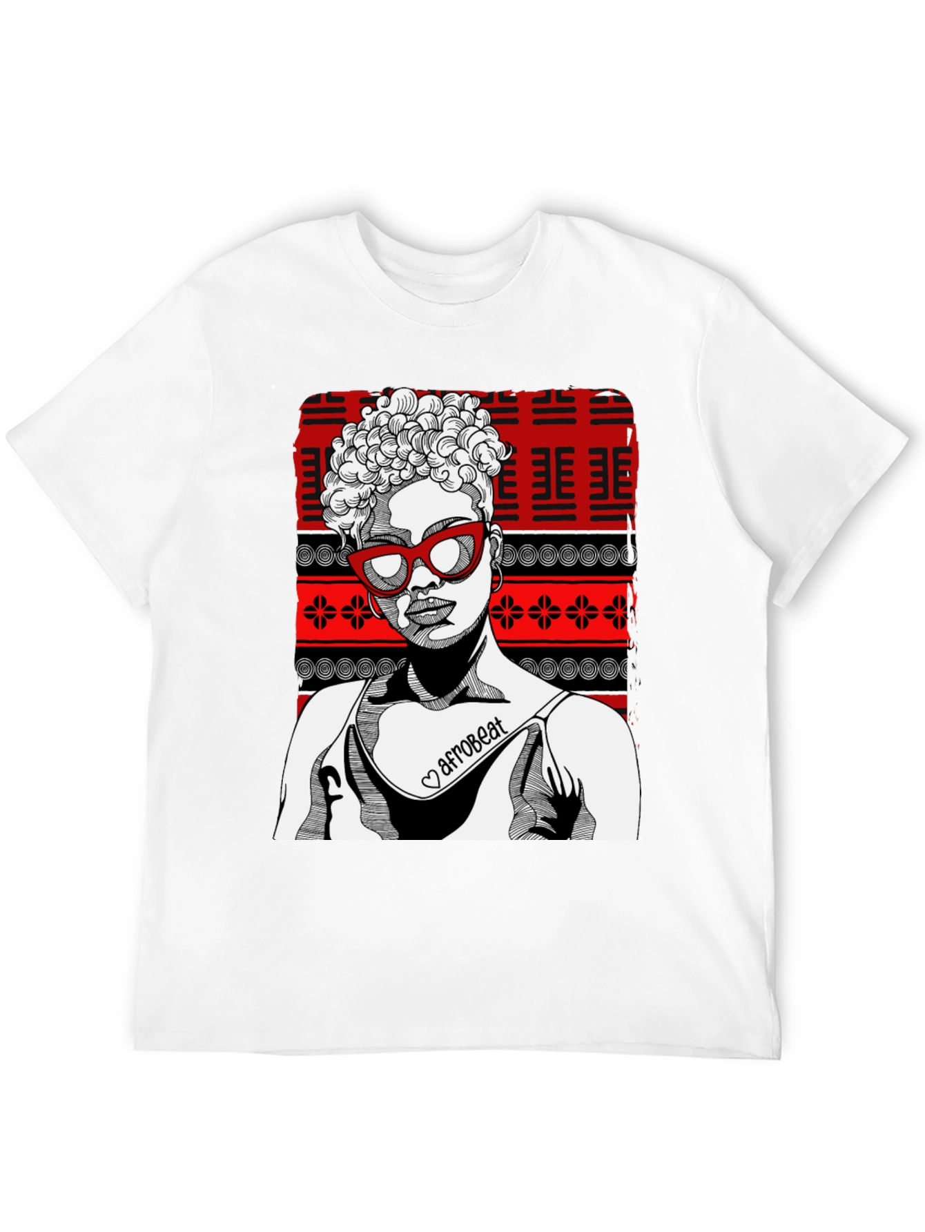 Afrobeat Graphic Tee - Stylish Unisex Black T-Shirt