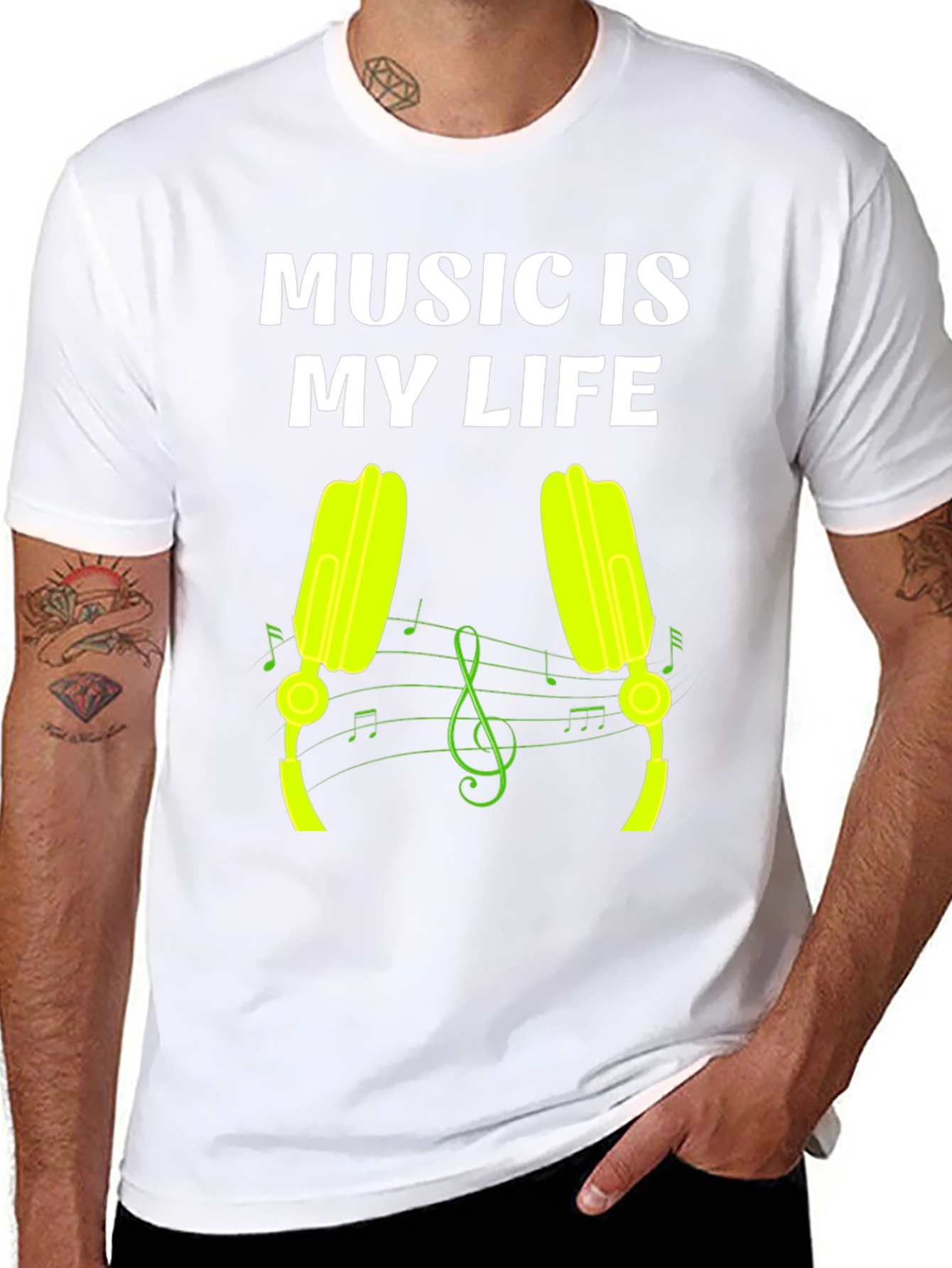 Music is My Life Graphic Tee