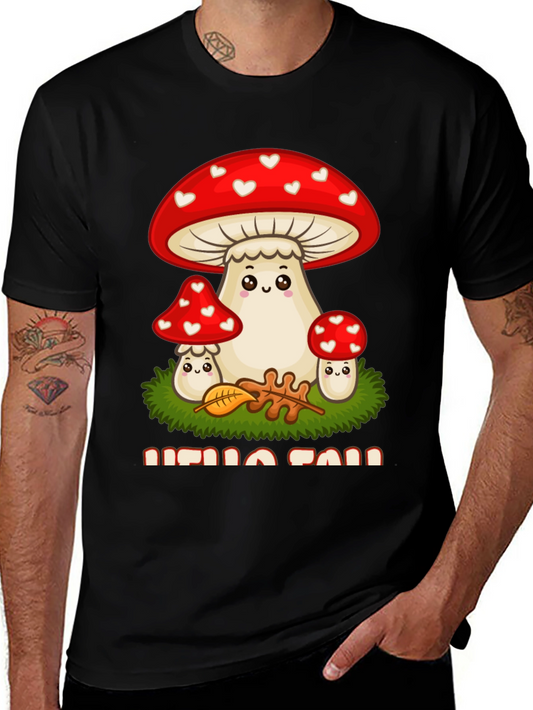 Hello Fall Mushroom T-Shirt