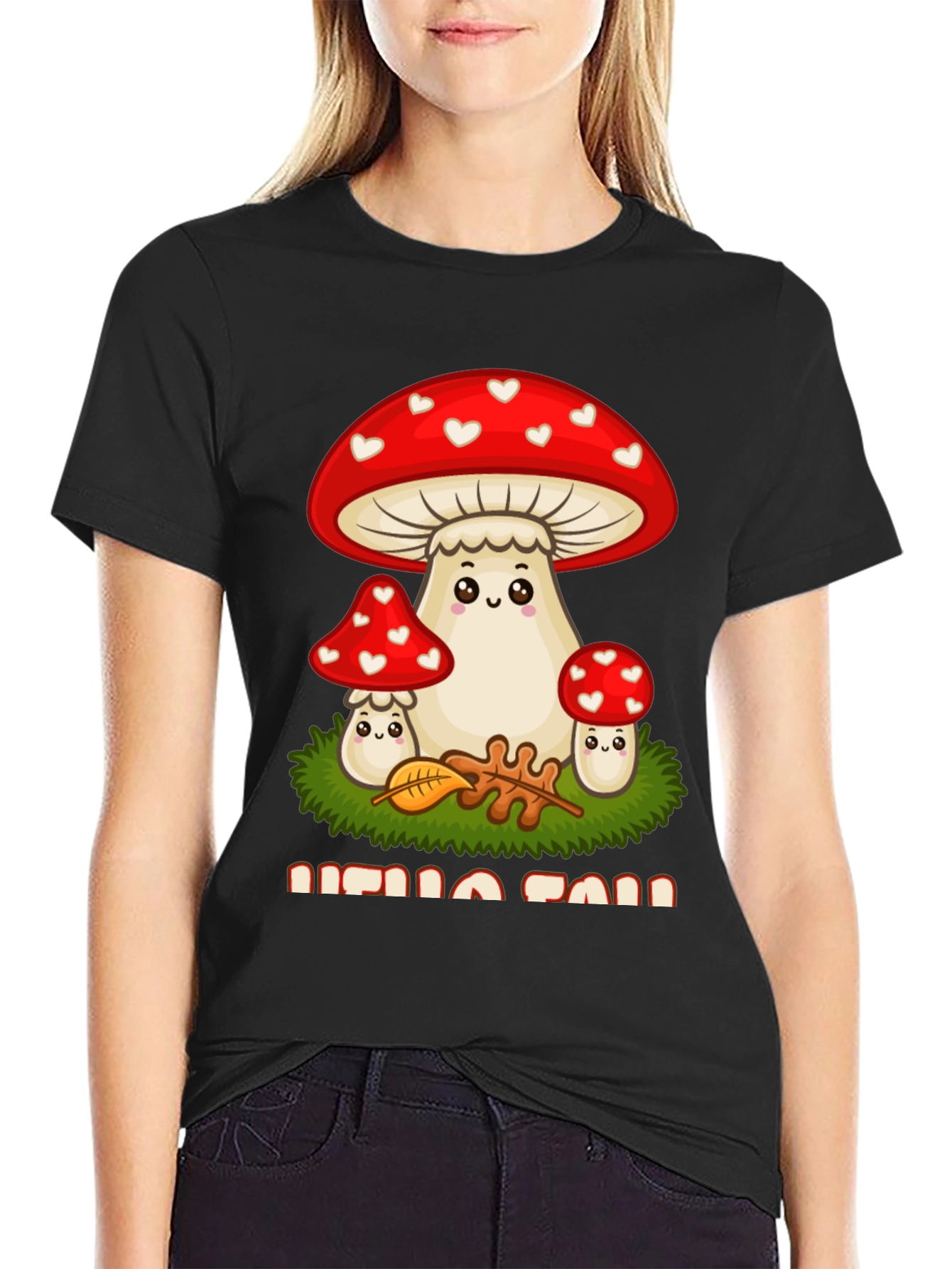 Hello Fall Mushroom T-Shirt