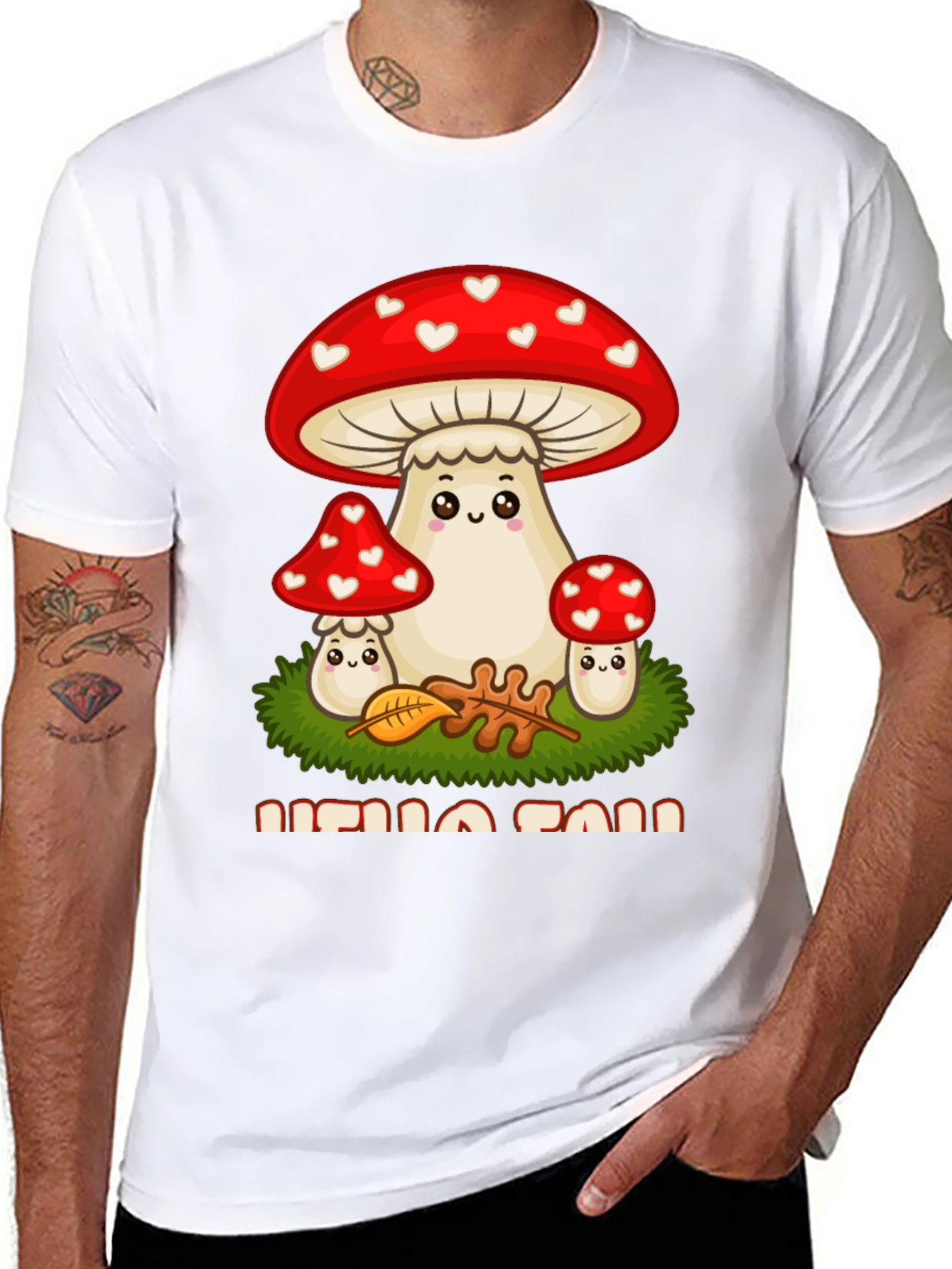 Hello Fall Mushroom T-Shirt