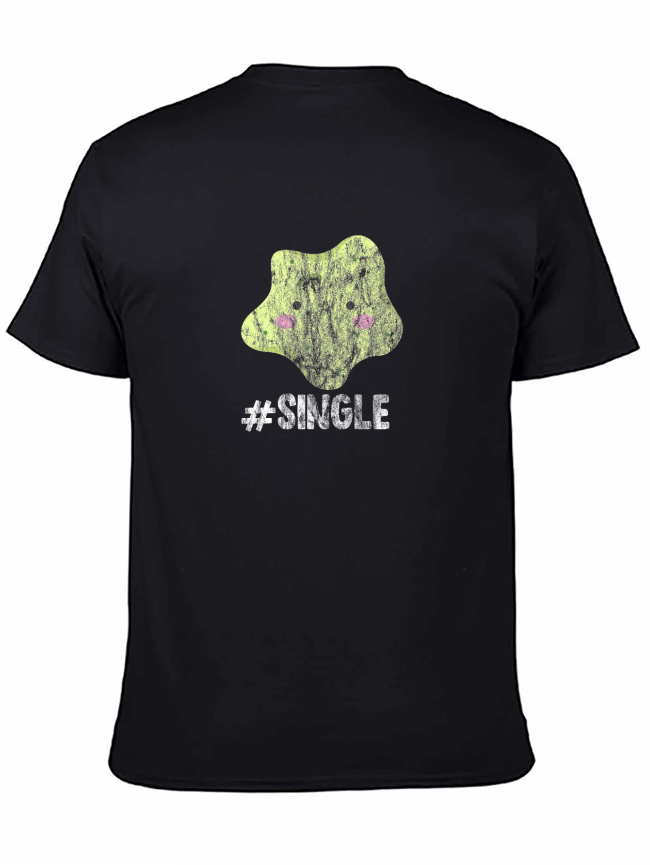 Single Kawaii Star Graphic T-Shirt