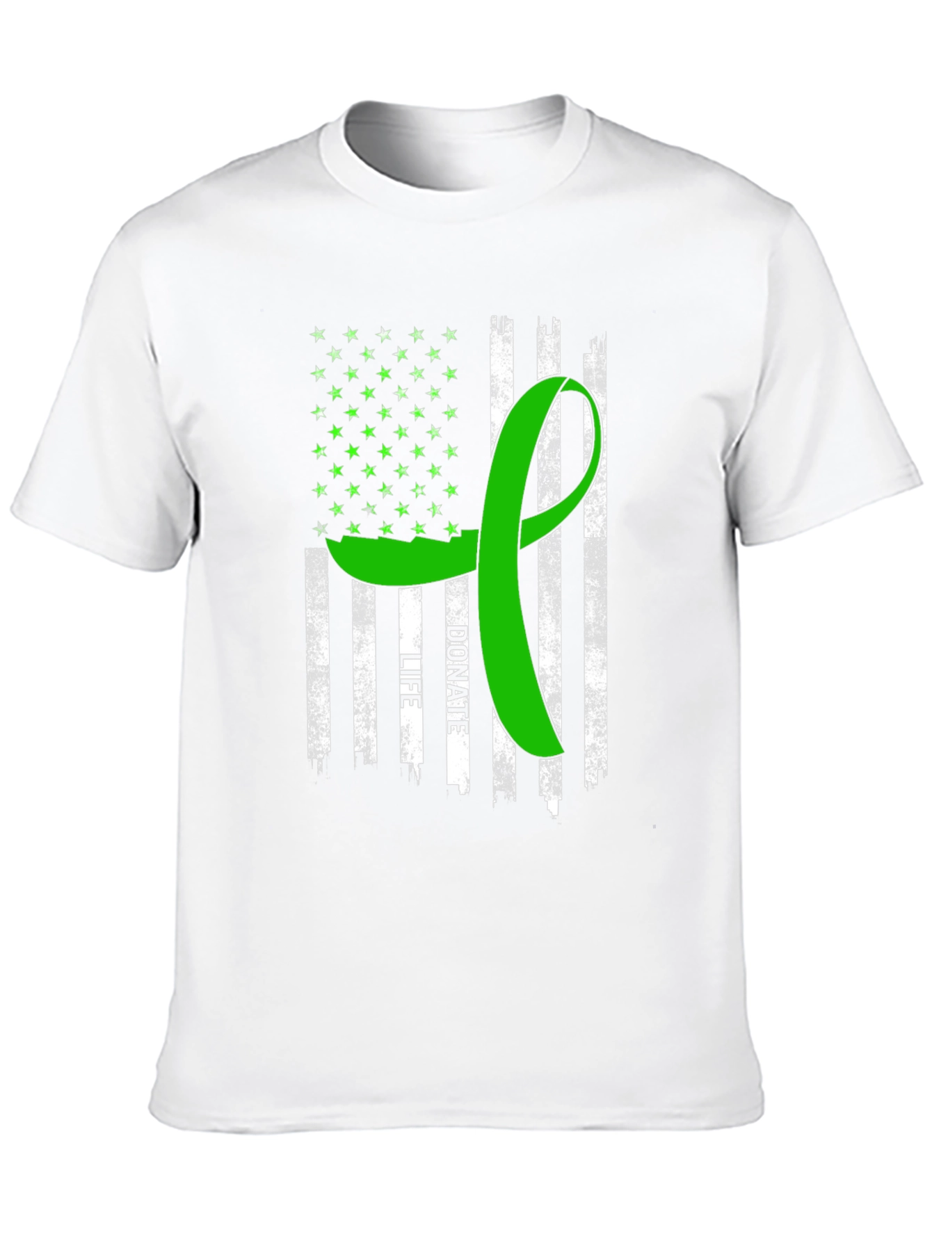 Donate Life American Flag T-Shirt