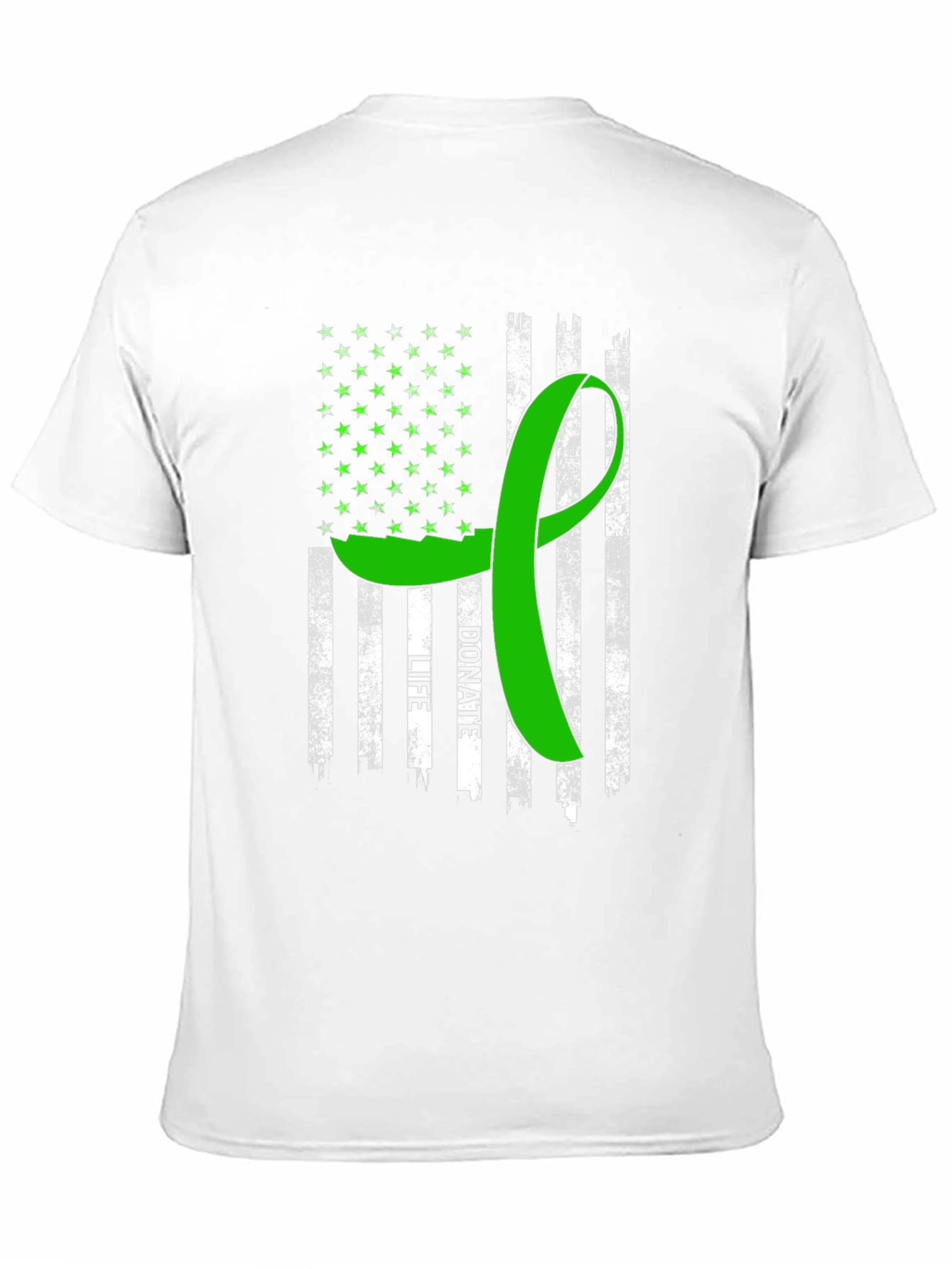 Donate Life American Flag T-Shirt