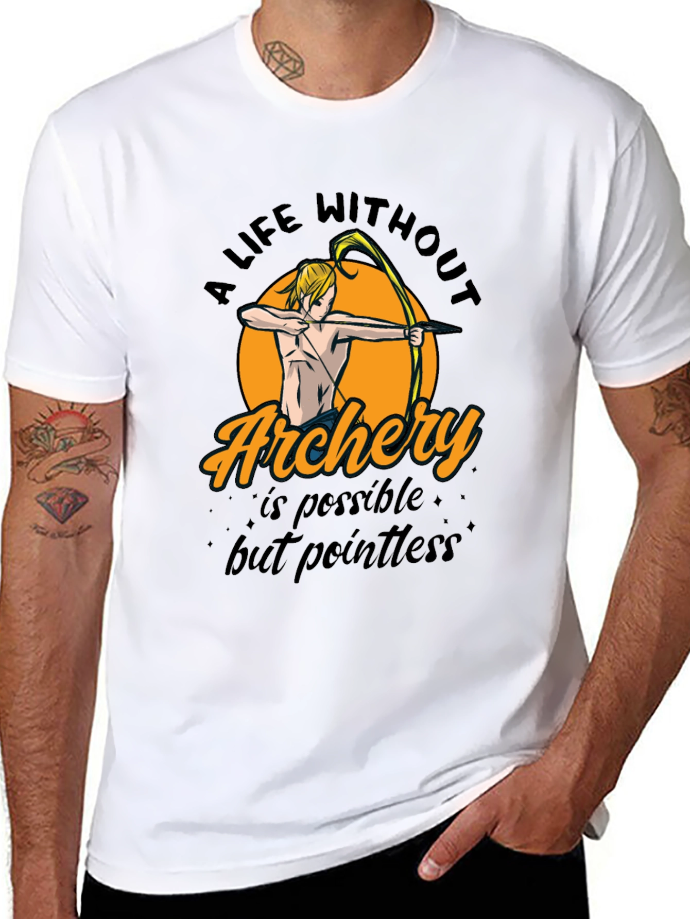 Archery Life T-Shirt | Pointless Without Archery Tee