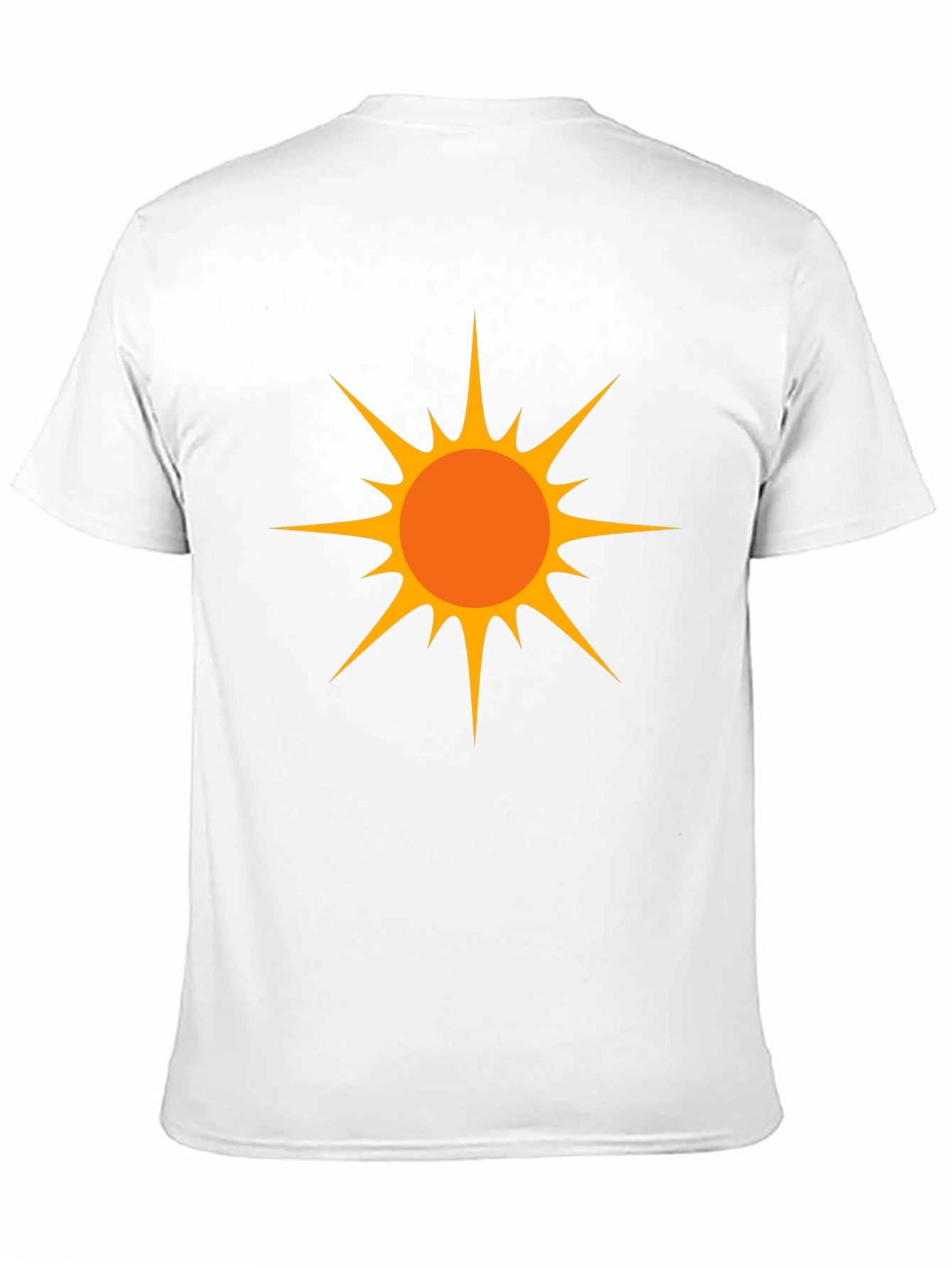 Bold Sun Graphic Tee - Black Cotton Comfort