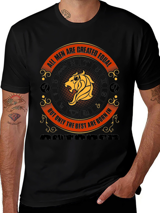 October Born Mens Zodiac T-Shirt