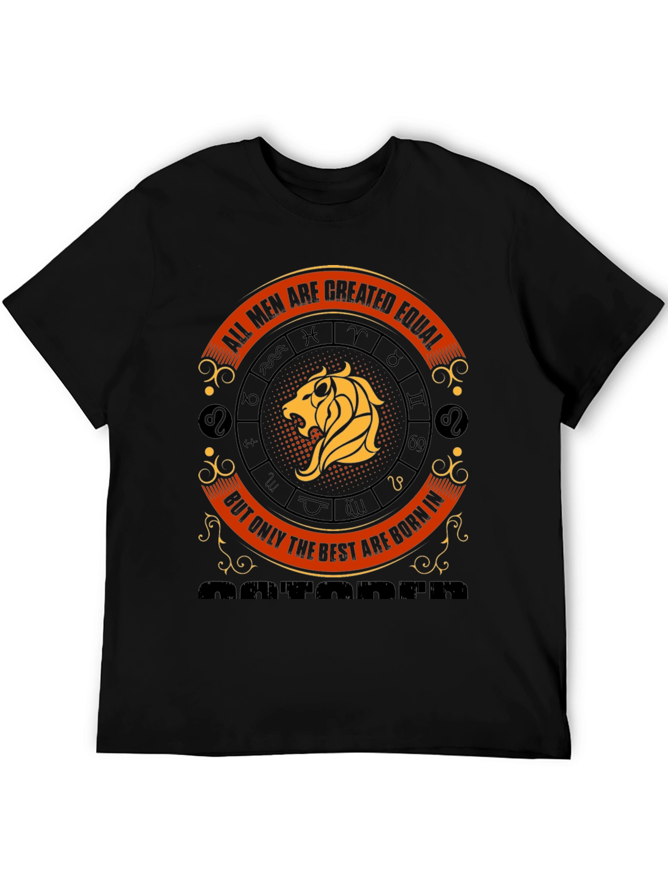 October Born Mens Zodiac T-Shirt