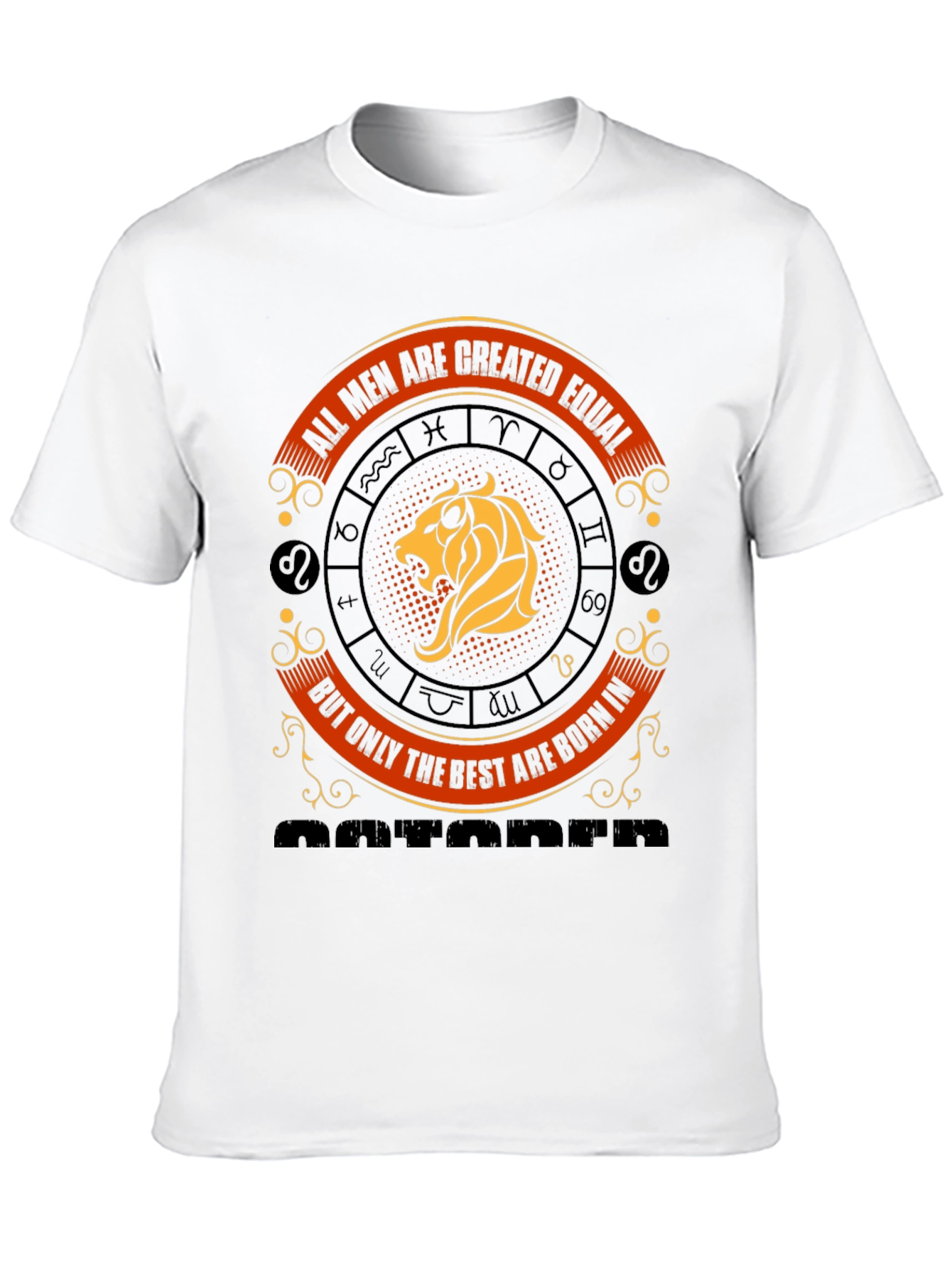 October Born Mens Zodiac T-Shirt