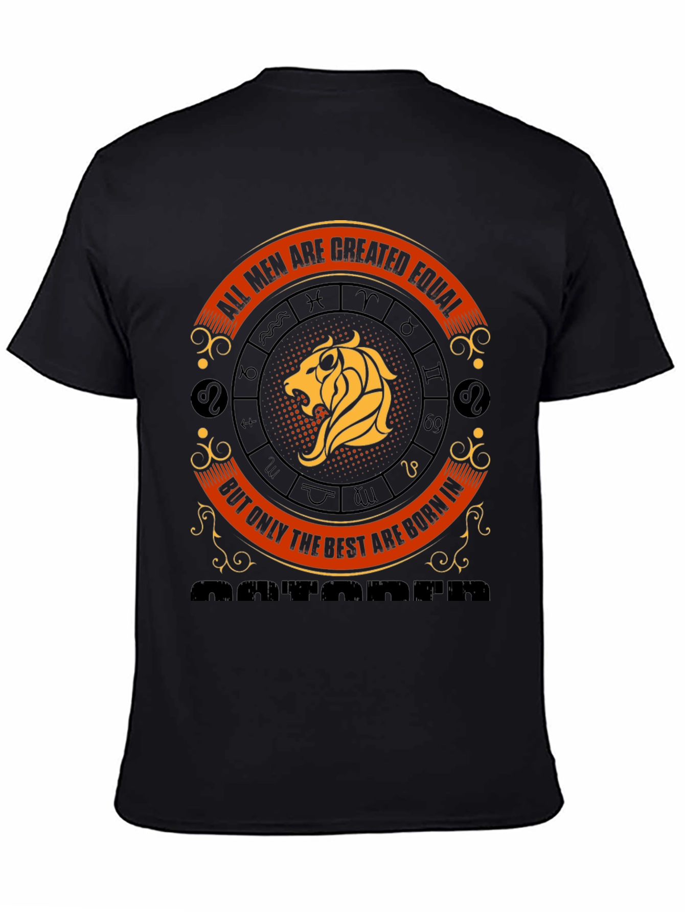 October Born Mens Zodiac T-Shirt