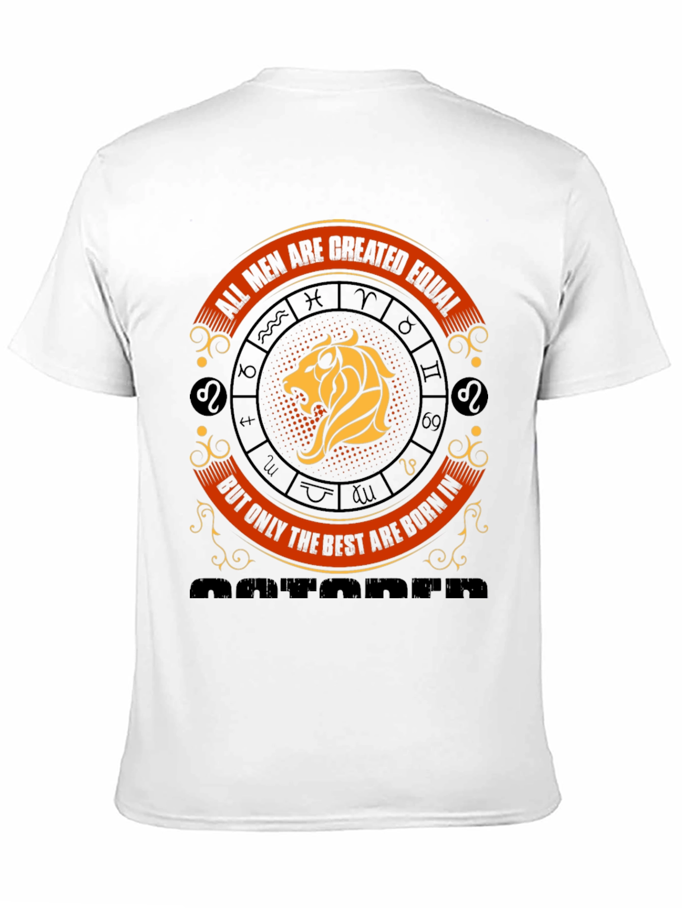 October Born Mens Zodiac T-Shirt
