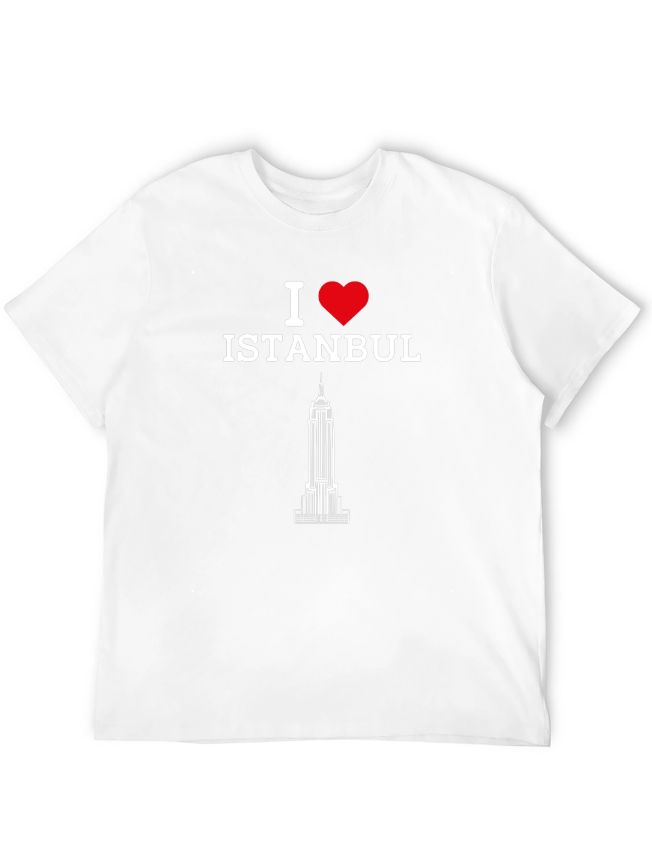 I Love Istanbul Graphic Tee - Black
