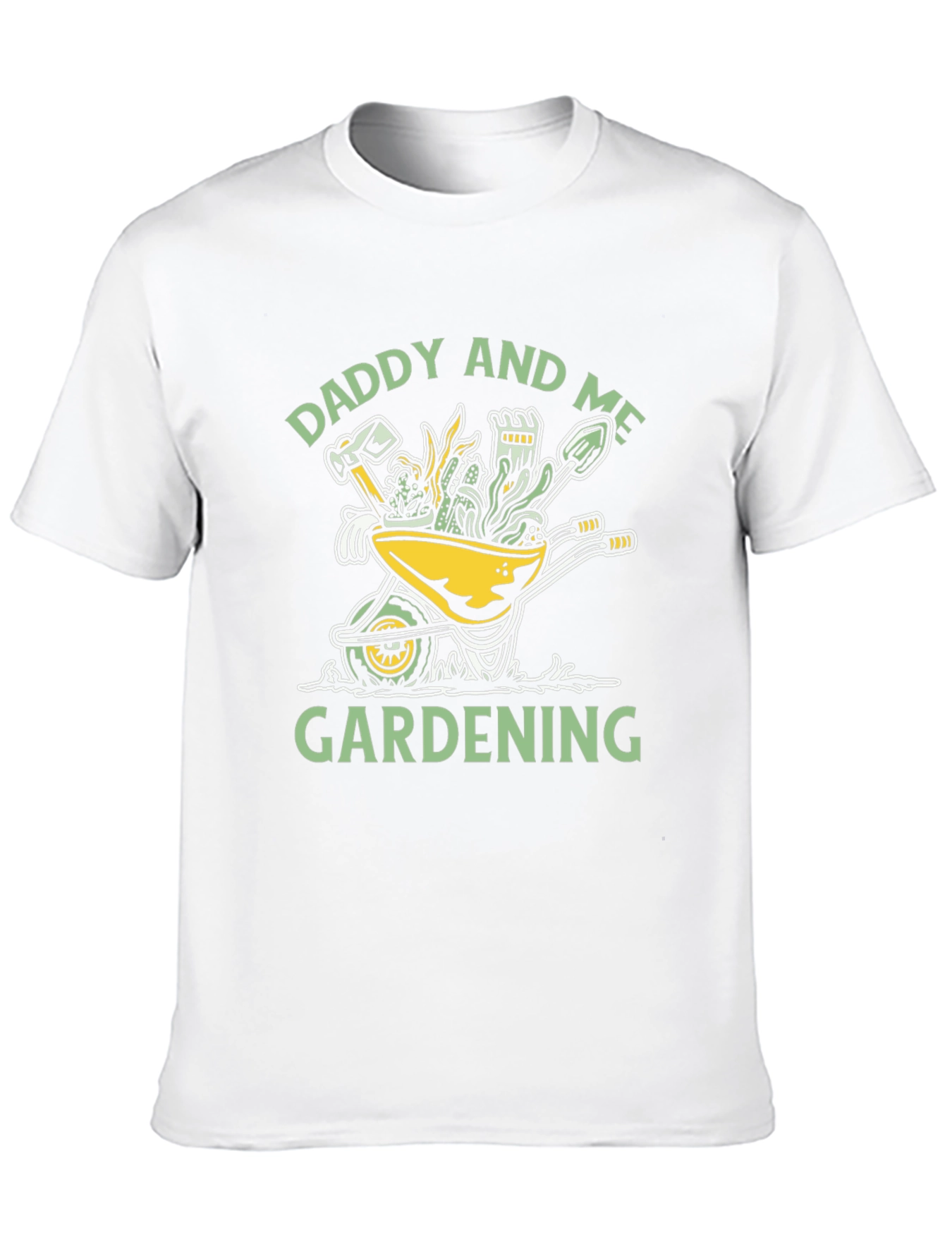 Daddy and Me Gardening T-Shirt - Wheelbarrow Design