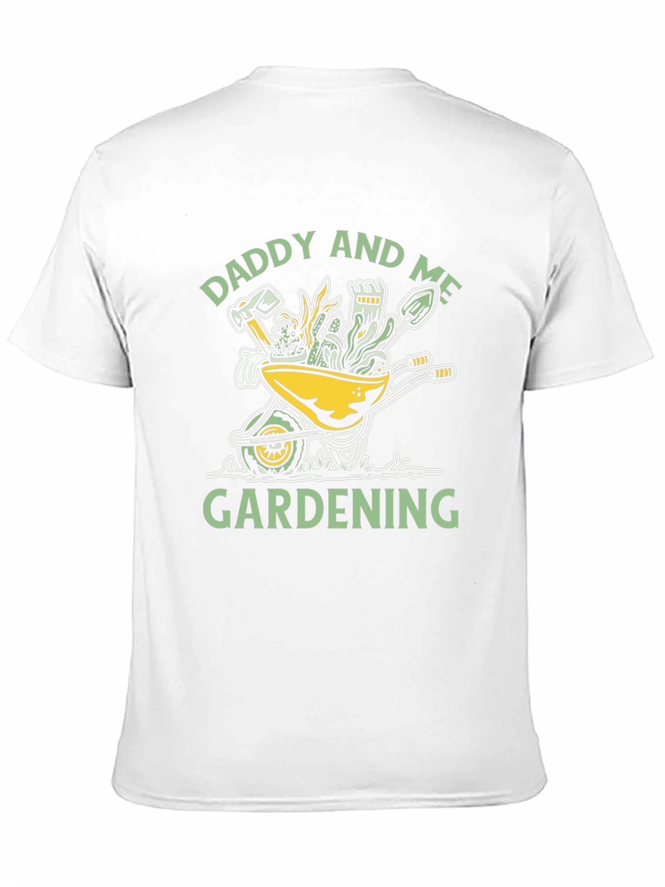 Daddy and Me Gardening T-Shirt - Wheelbarrow Design