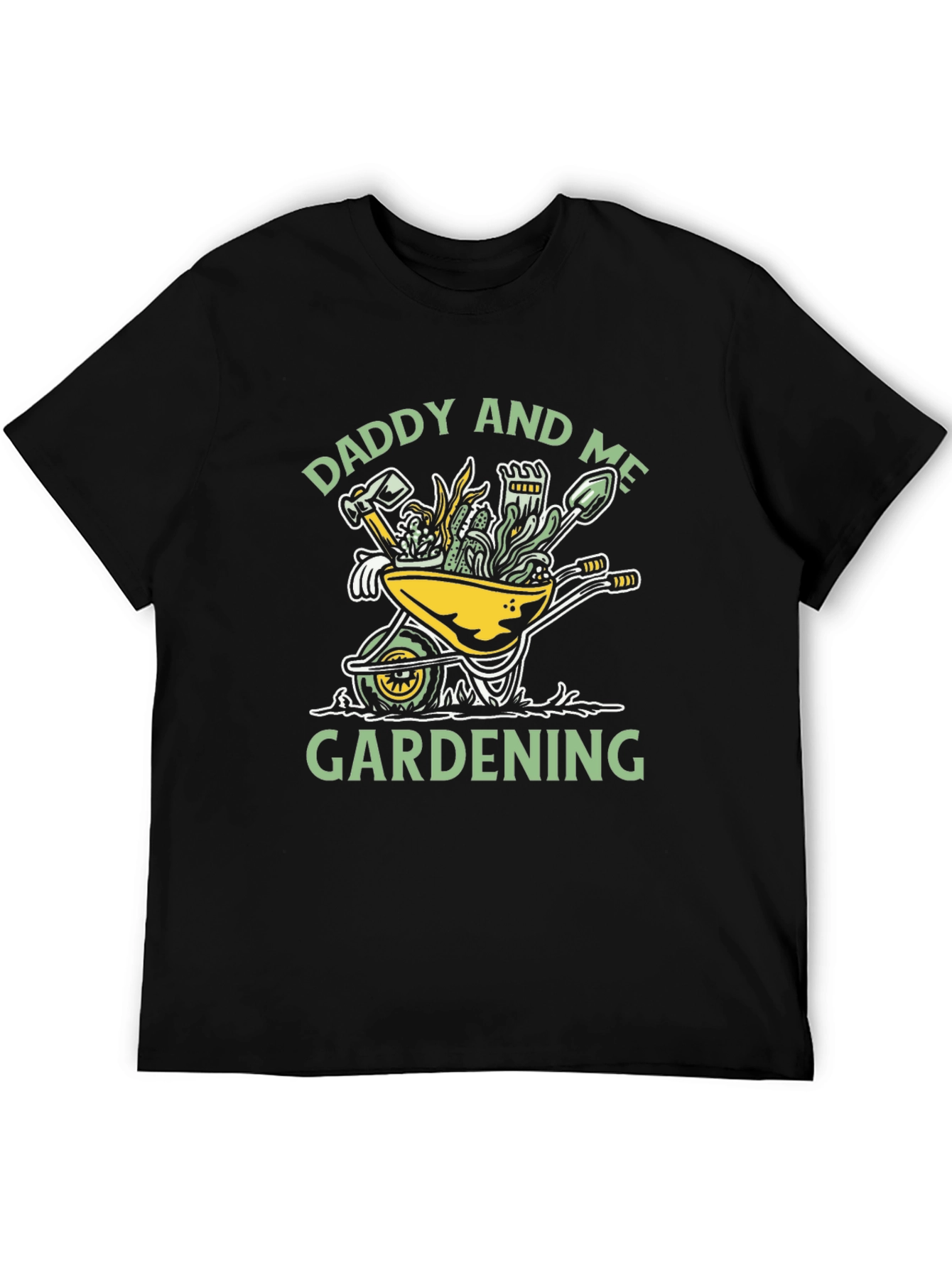 Daddy and Me Gardening T-Shirt - Wheelbarrow Design
