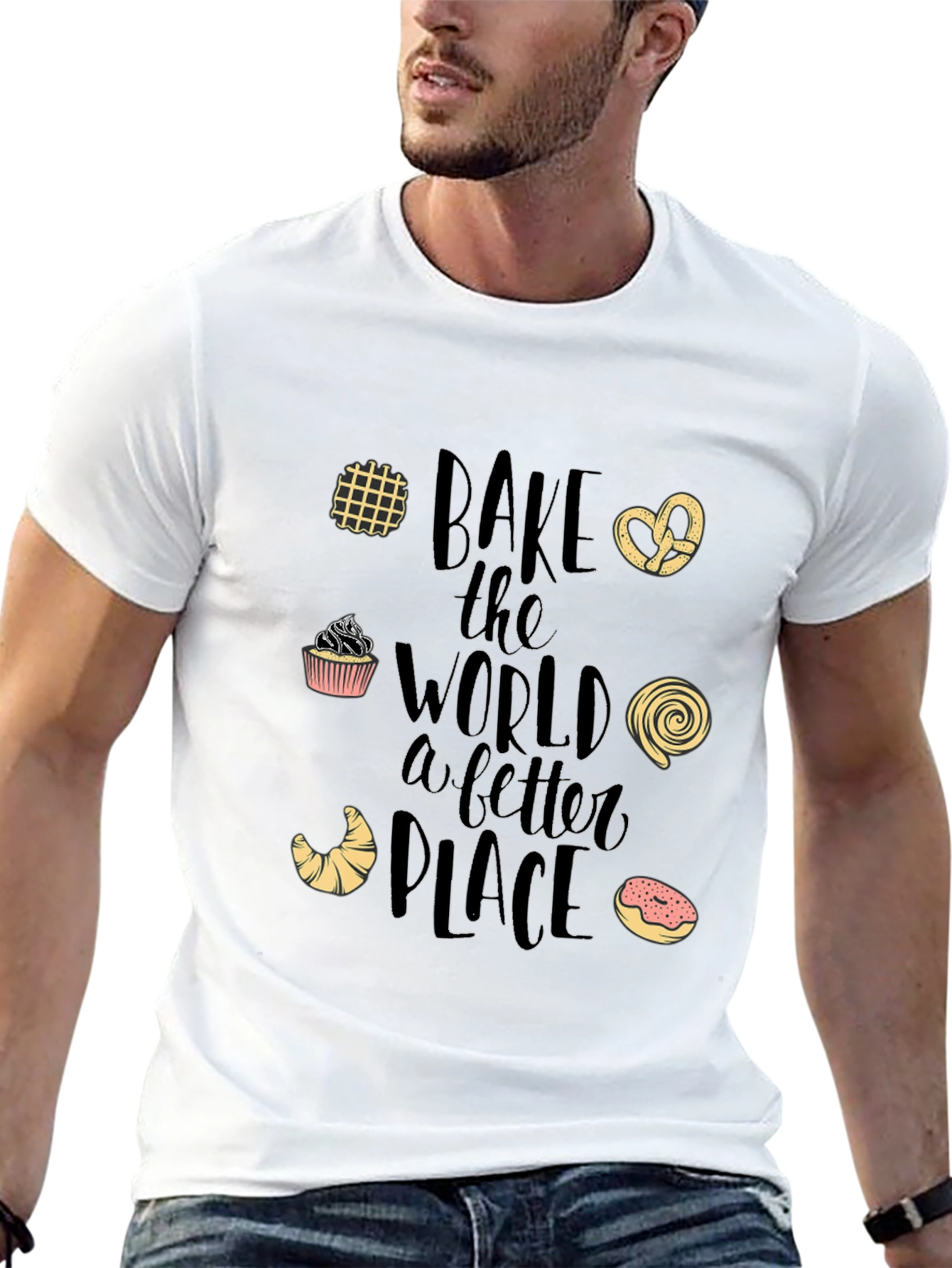 Bake the World T-Shirt - Graphic Tee