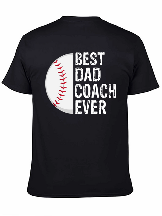 Best Dad Coach Ever Graphic T-Shirt
