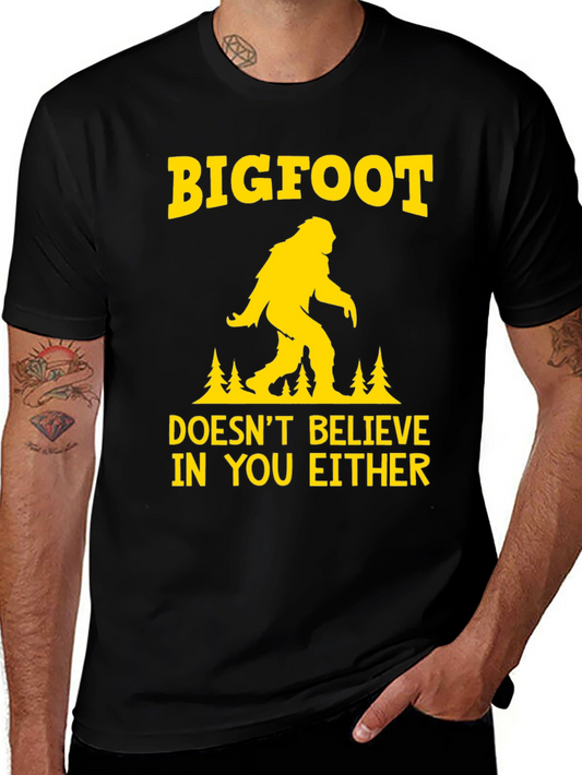 Bigfoot Doesnt Believe T-Shirt