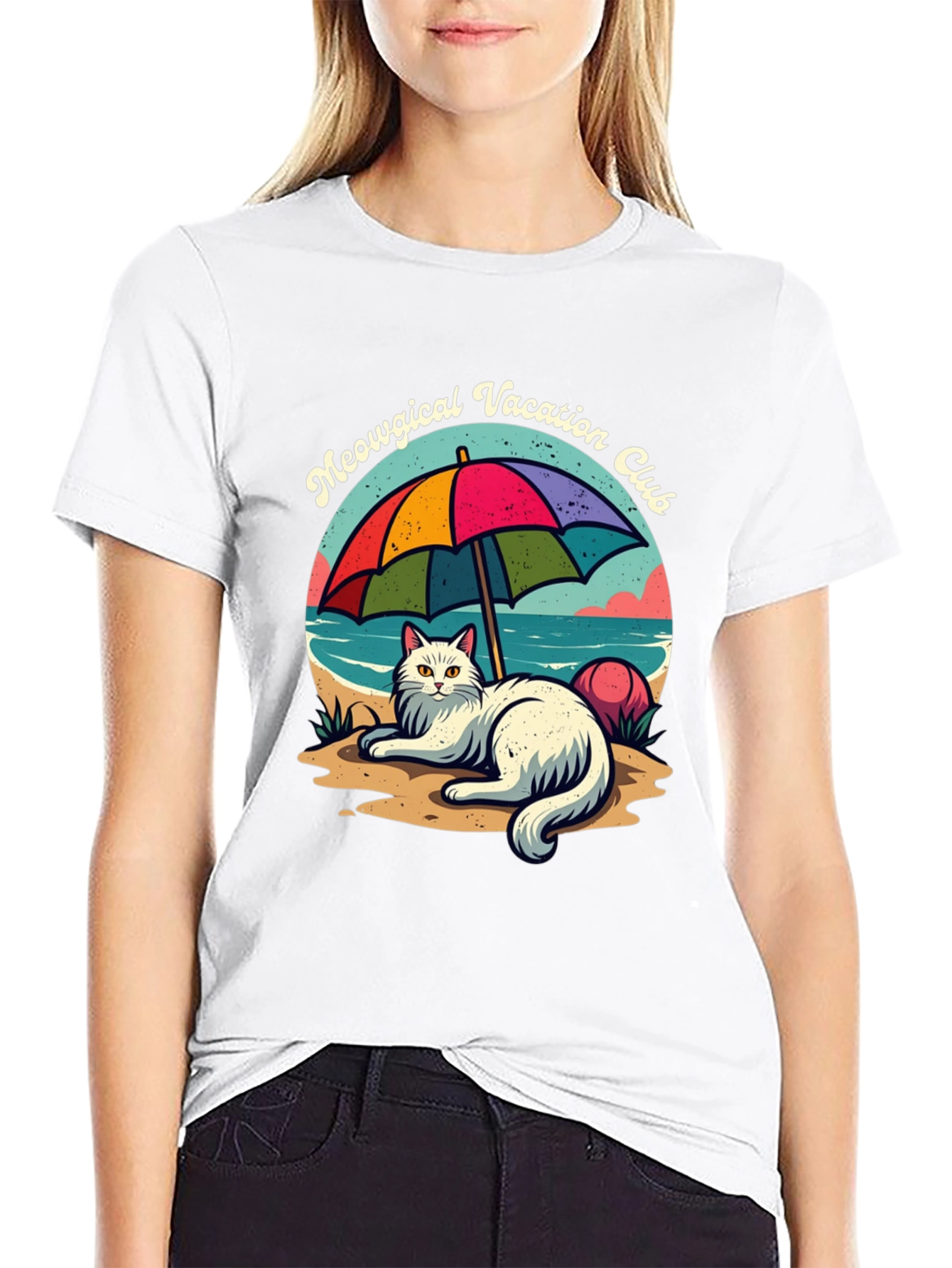 Meowgical Vacation Club Graphic Tee