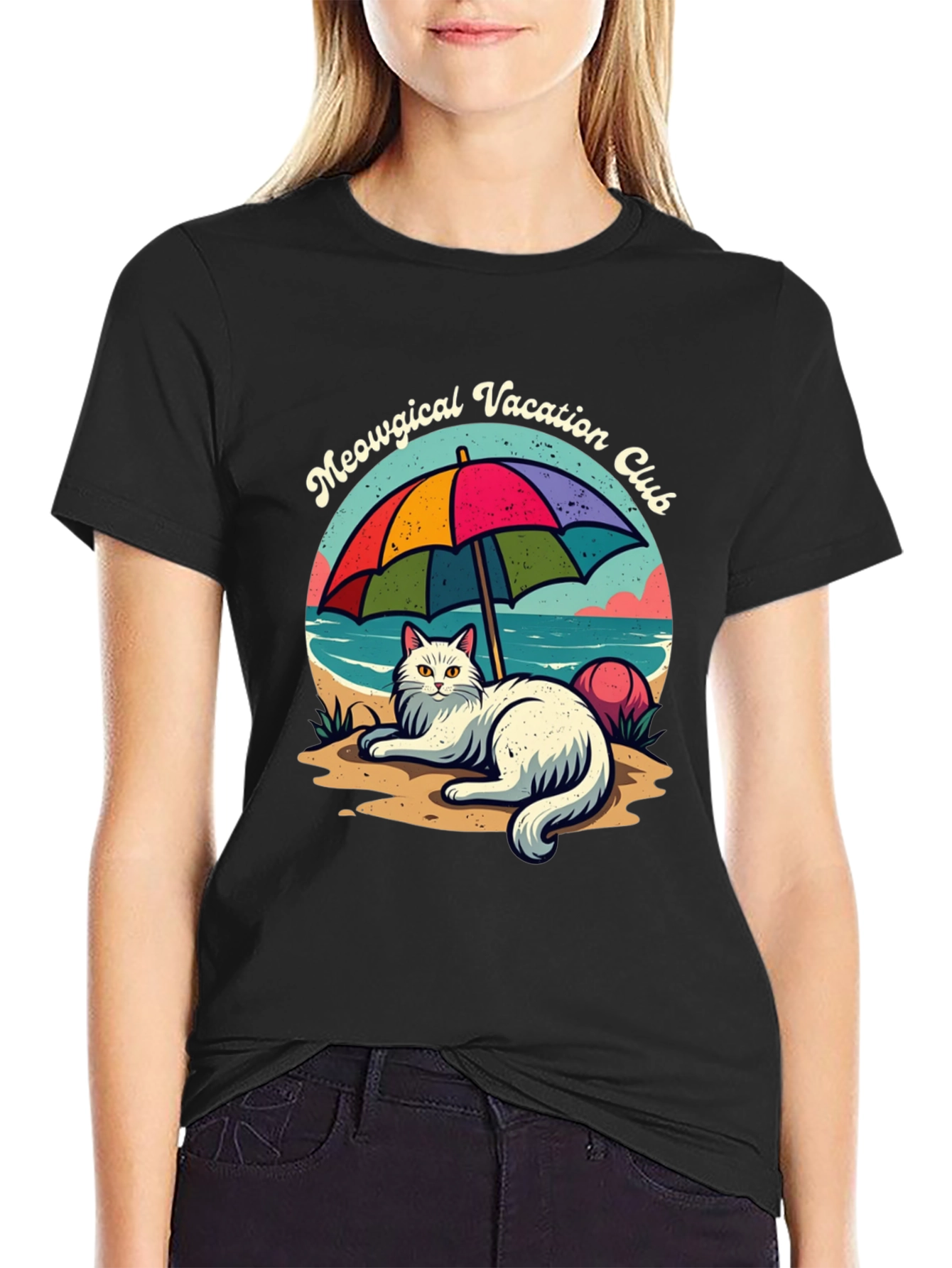 Meowgical Vacation Club Graphic Tee