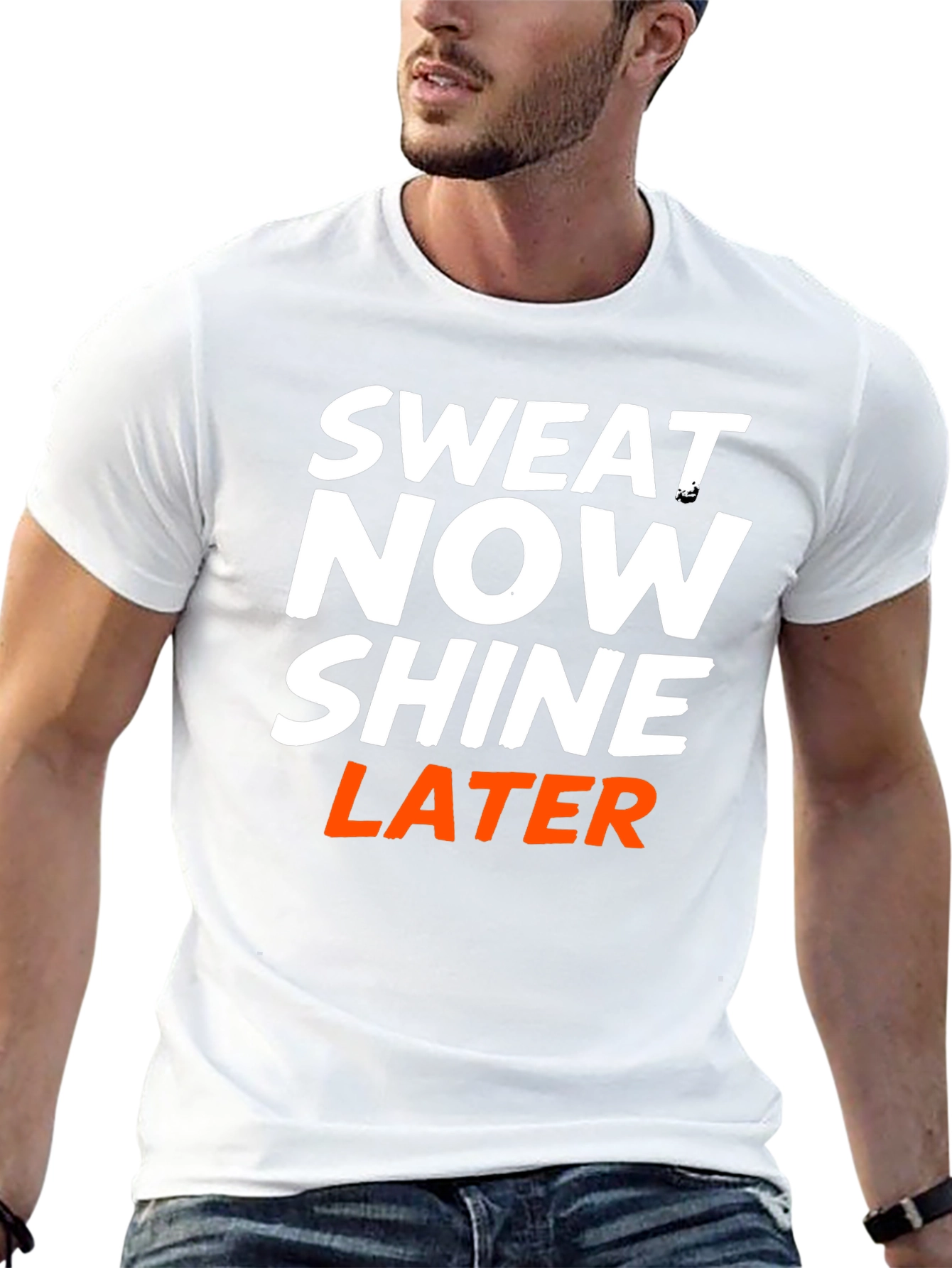 Sweat Now Shine Later Graphic T-Shirt