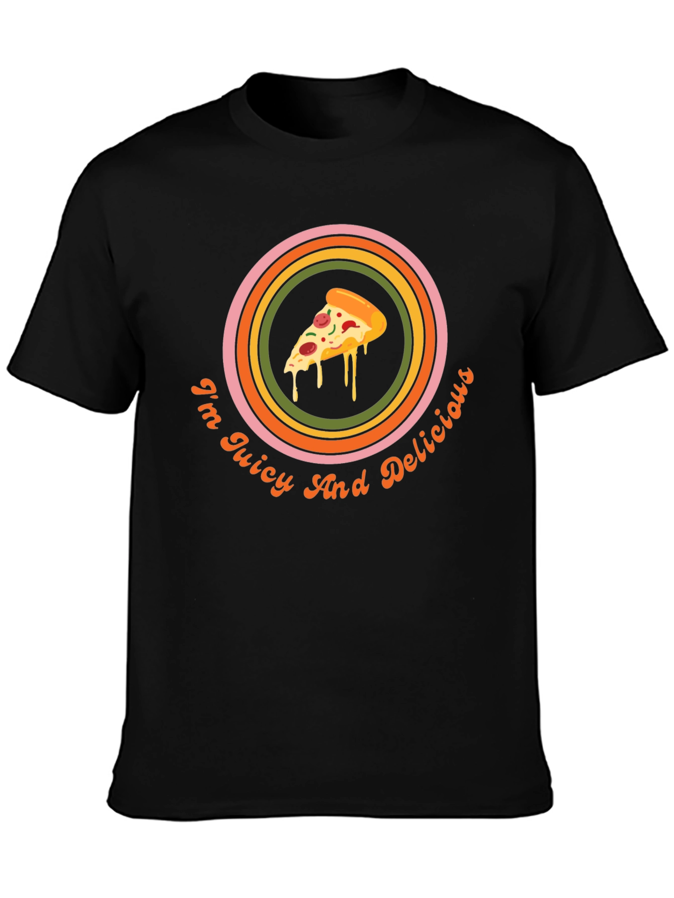 Juicy & Delicious Pizza Graphic Tee - Unisex