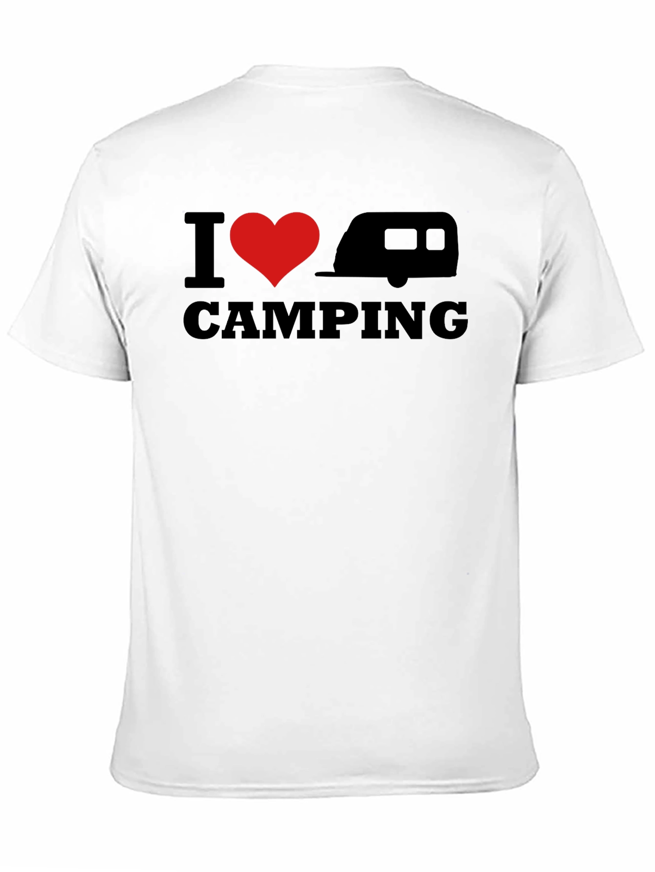 I Heart Camping T-Shirt - Black