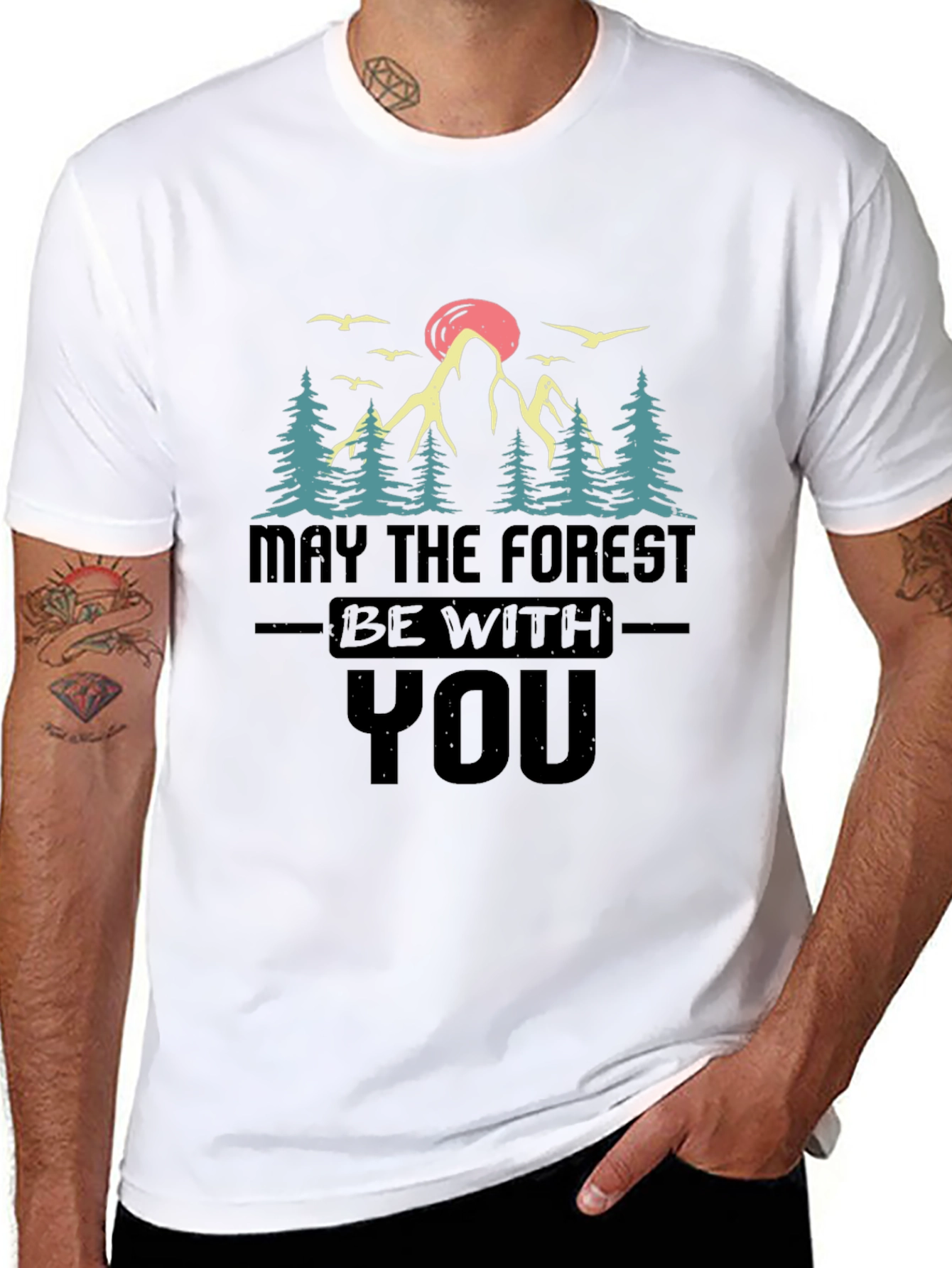 May the Forest Be With You Graphic Tee