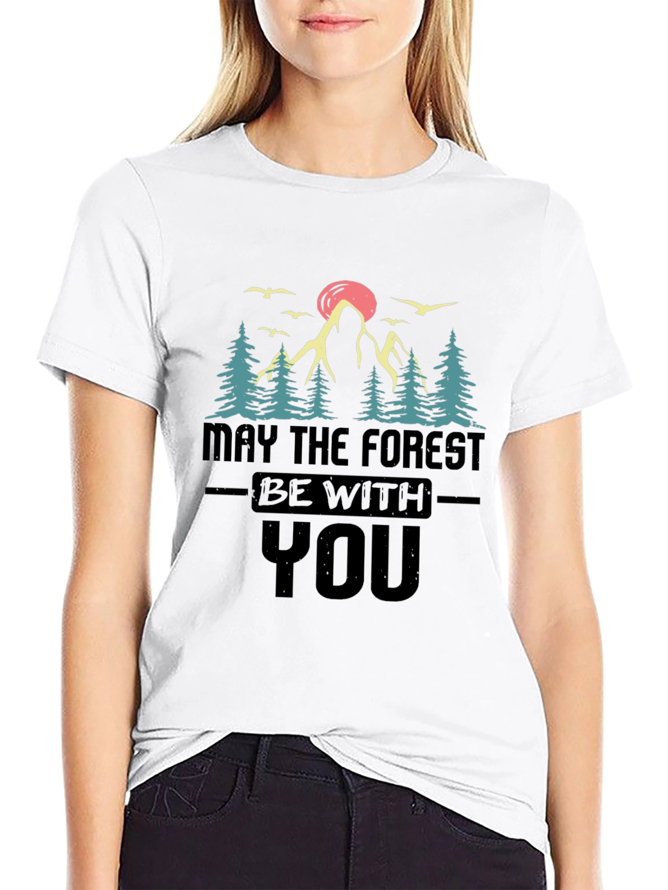 May the Forest Be With You Graphic Tee