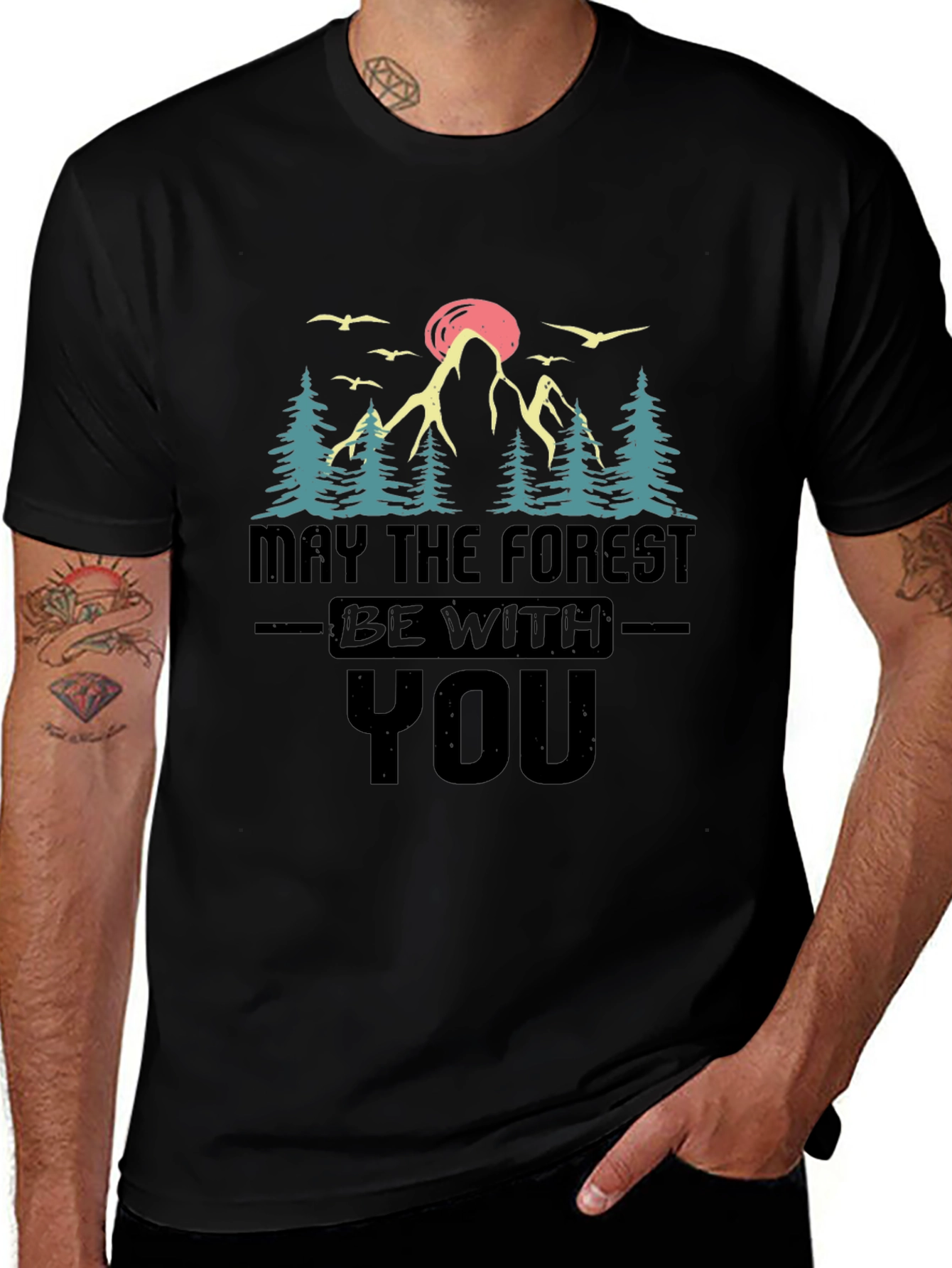 May the Forest Be With You Graphic Tee