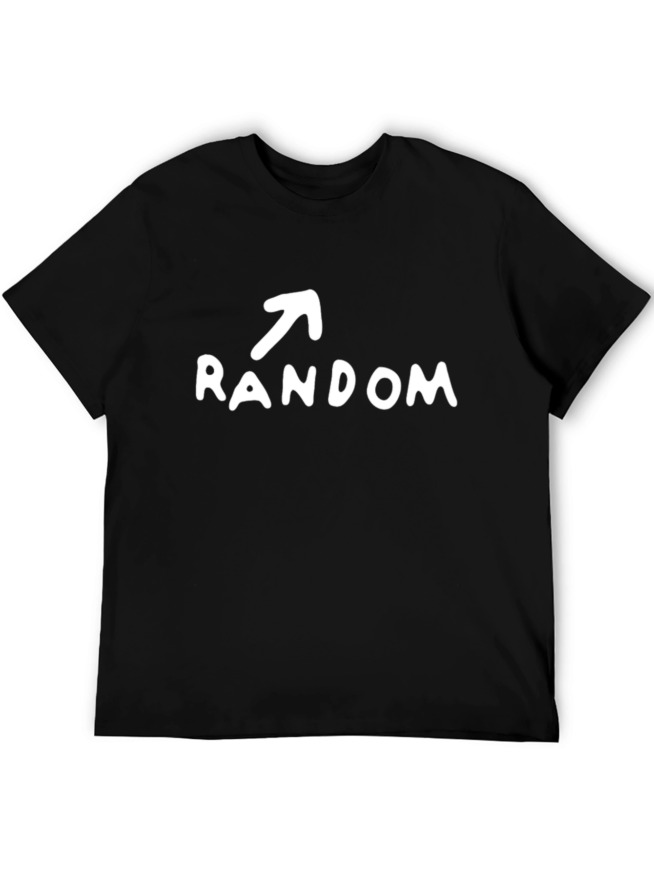 Random Arrow Graphic Black T-Shirt Casual Style