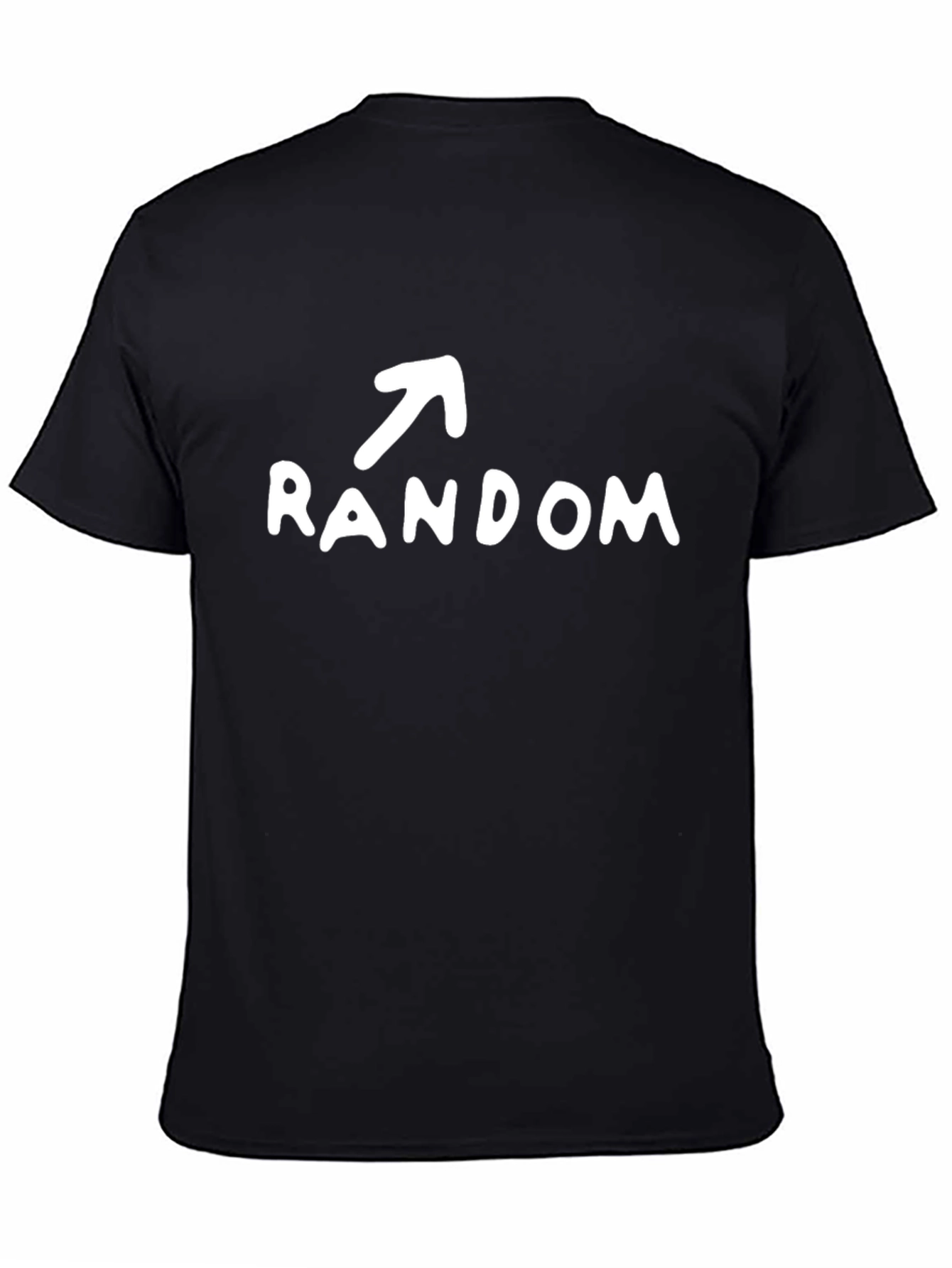 Random Arrow Graphic Black T-Shirt Casual Style