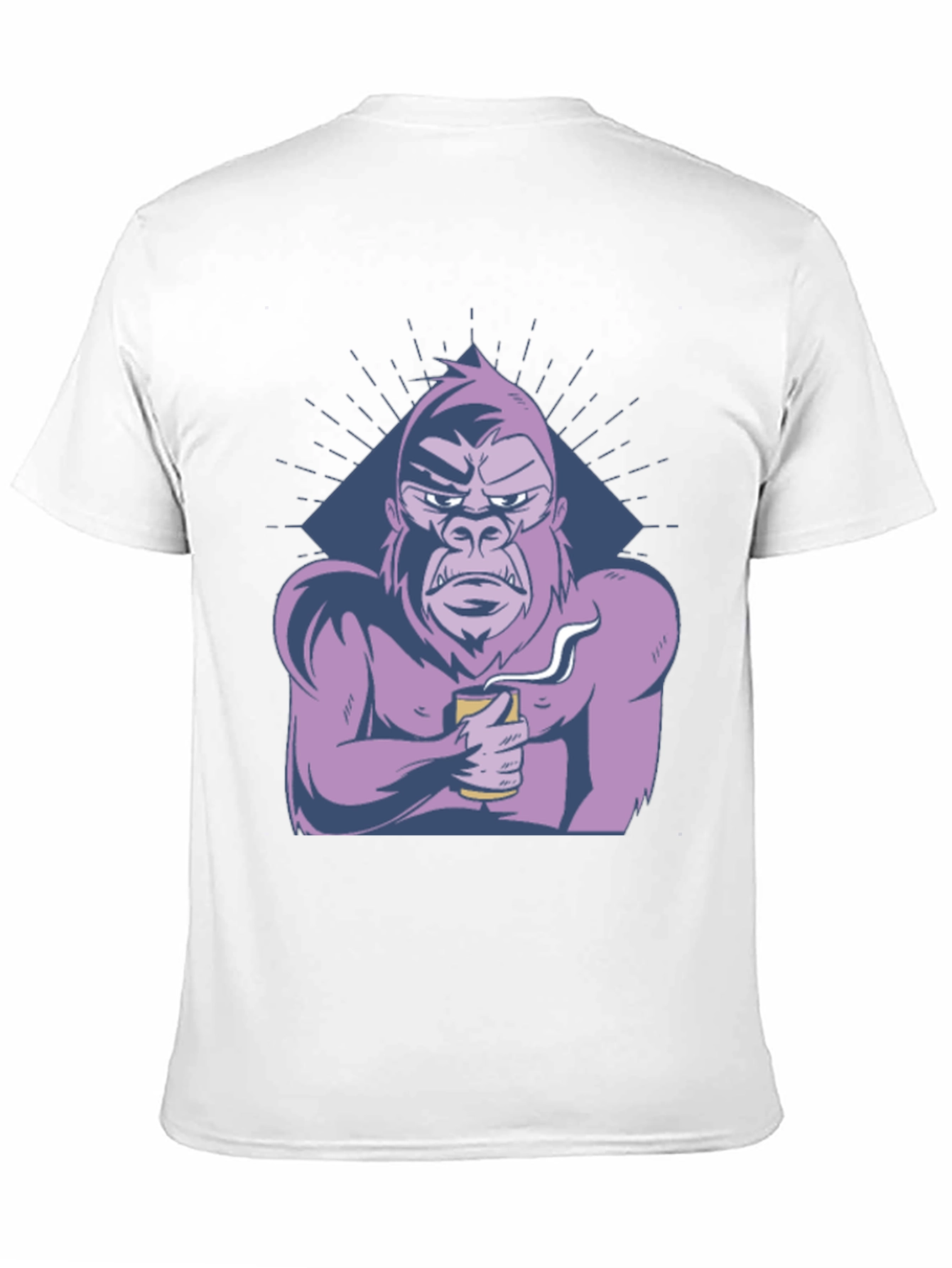 Cool Gorilla T-Shirt - Coffee Lover Ape Tee