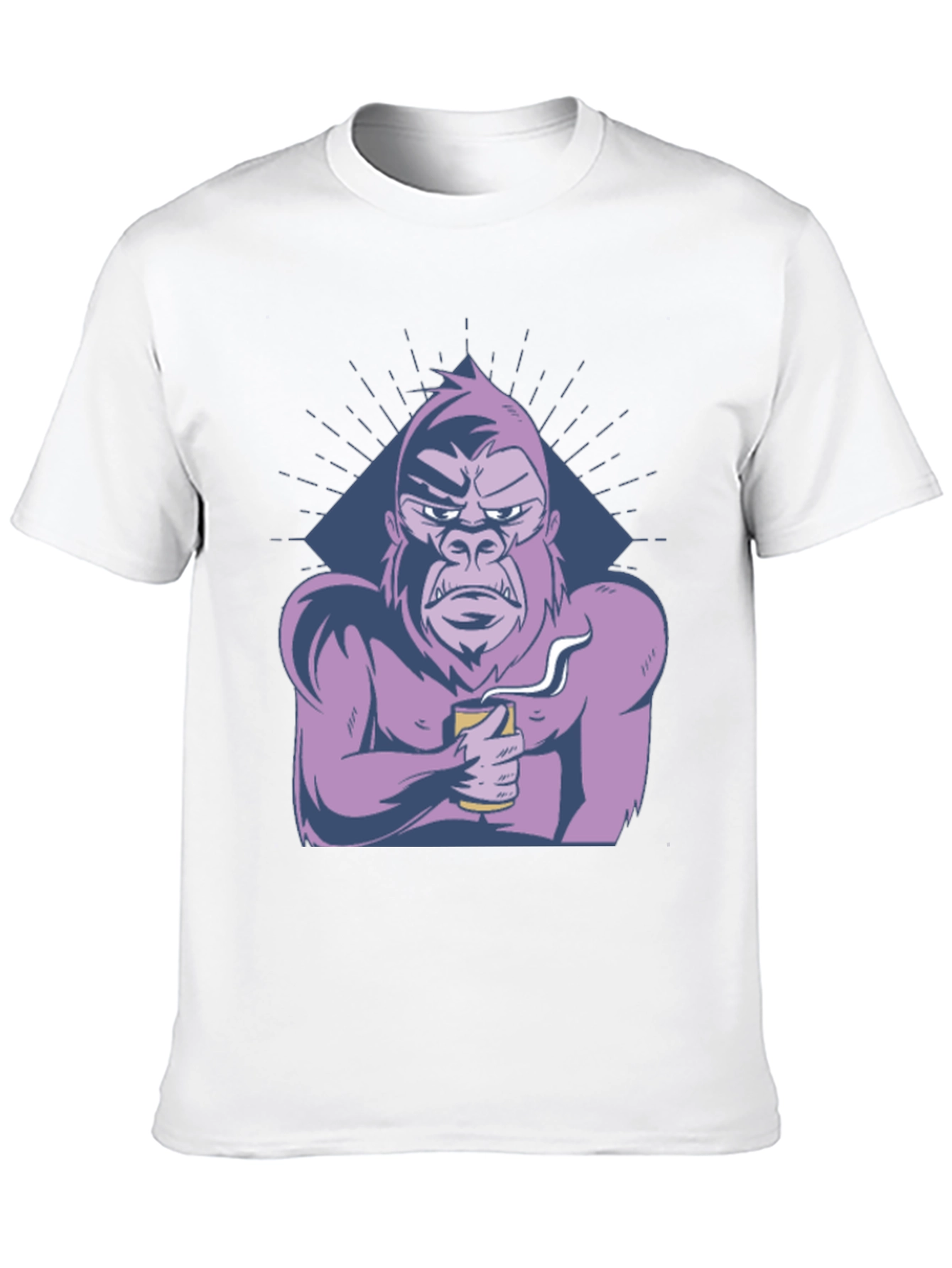 Cool Gorilla T-Shirt - Coffee Lover Ape Tee