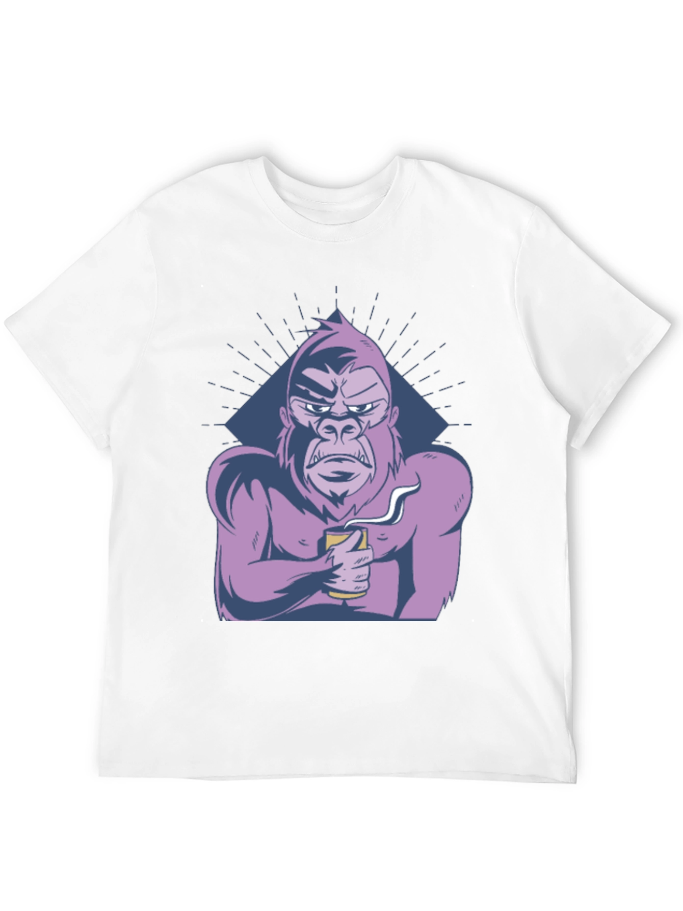 Cool Gorilla T-Shirt - Coffee Lover Ape Tee