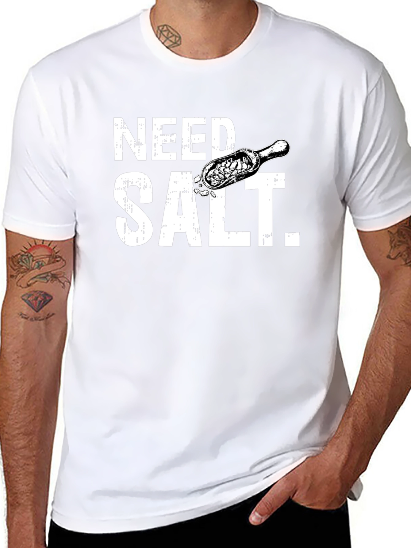Need Salt Graphic Tee - Funny Foodie T-Shirt