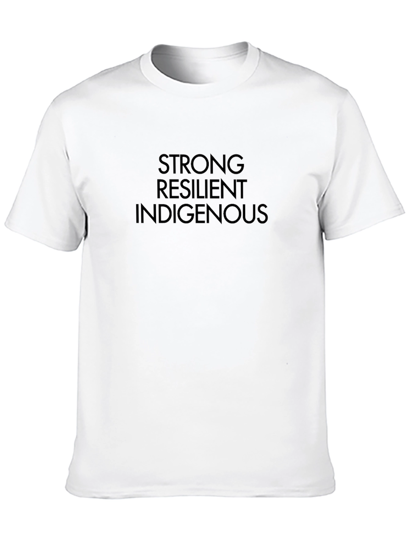 Strong Resilient Indigenous Black T-Shirt