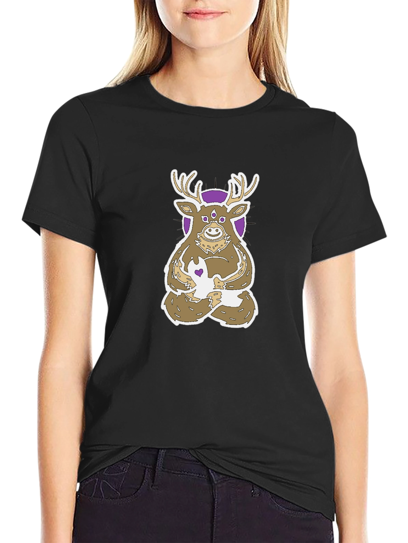 Mystical Moose Graphic Tee - Relaxed Fit
