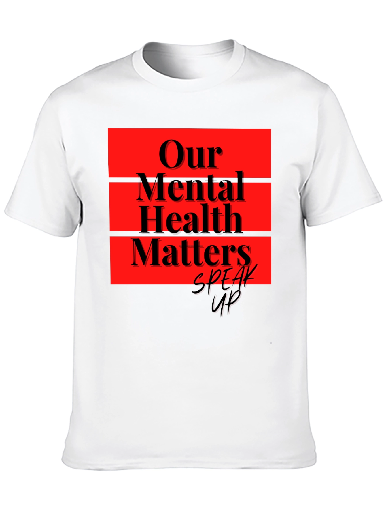 Our Mental Health Matters Black T-Shirt