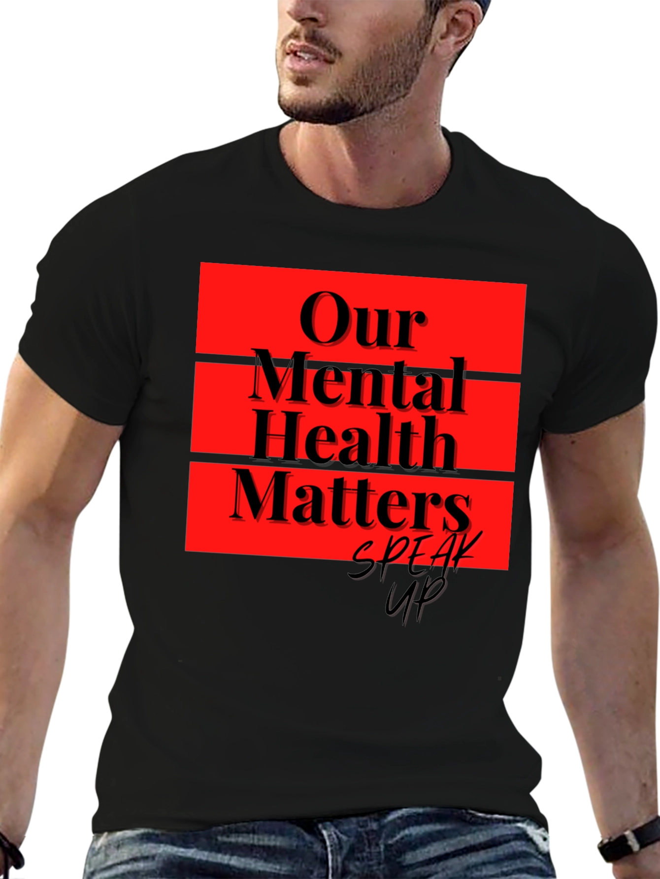 Our Mental Health Matters Black T-Shirt
