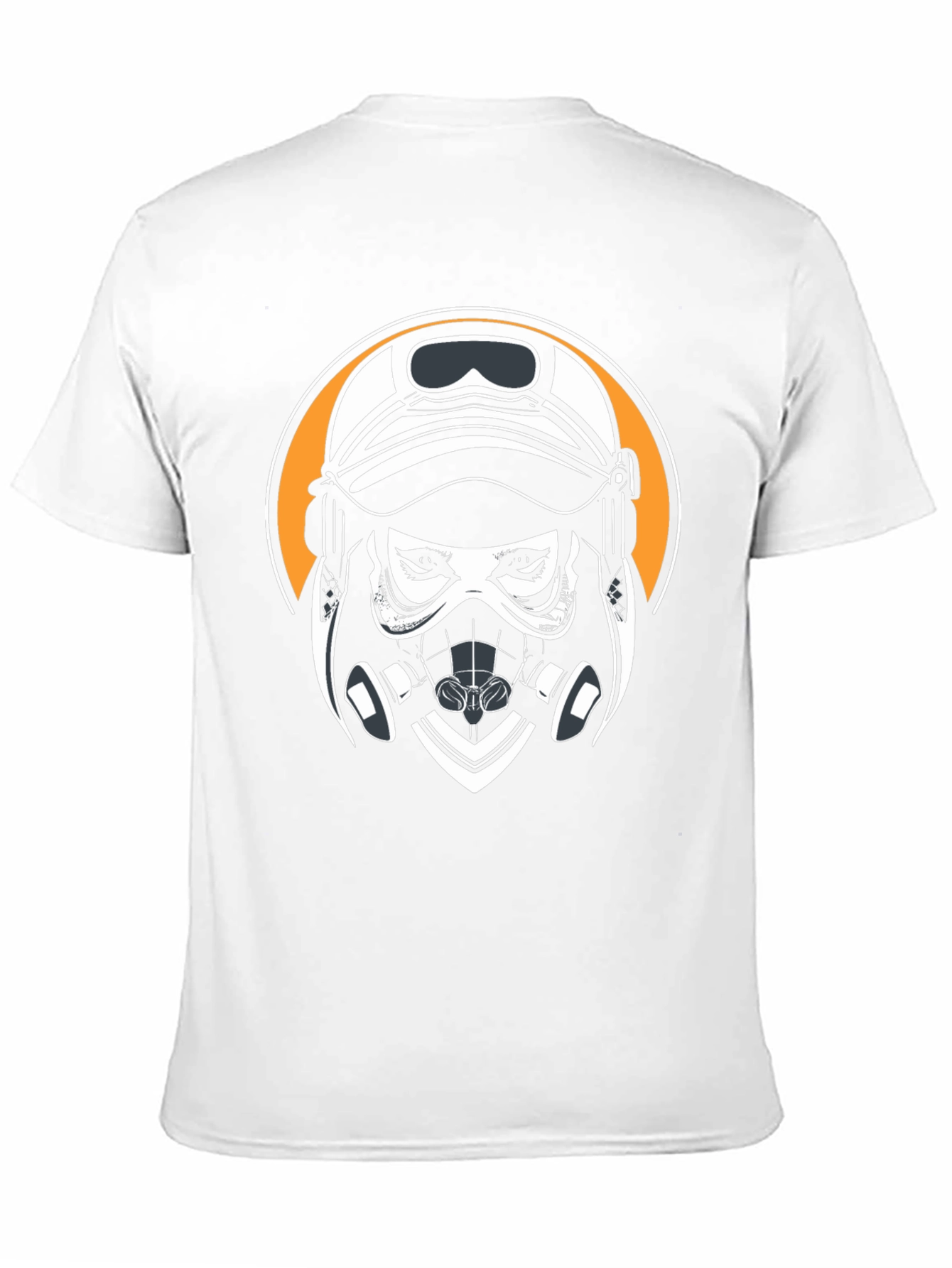 Gas Mask Graphic Black T-Shirt