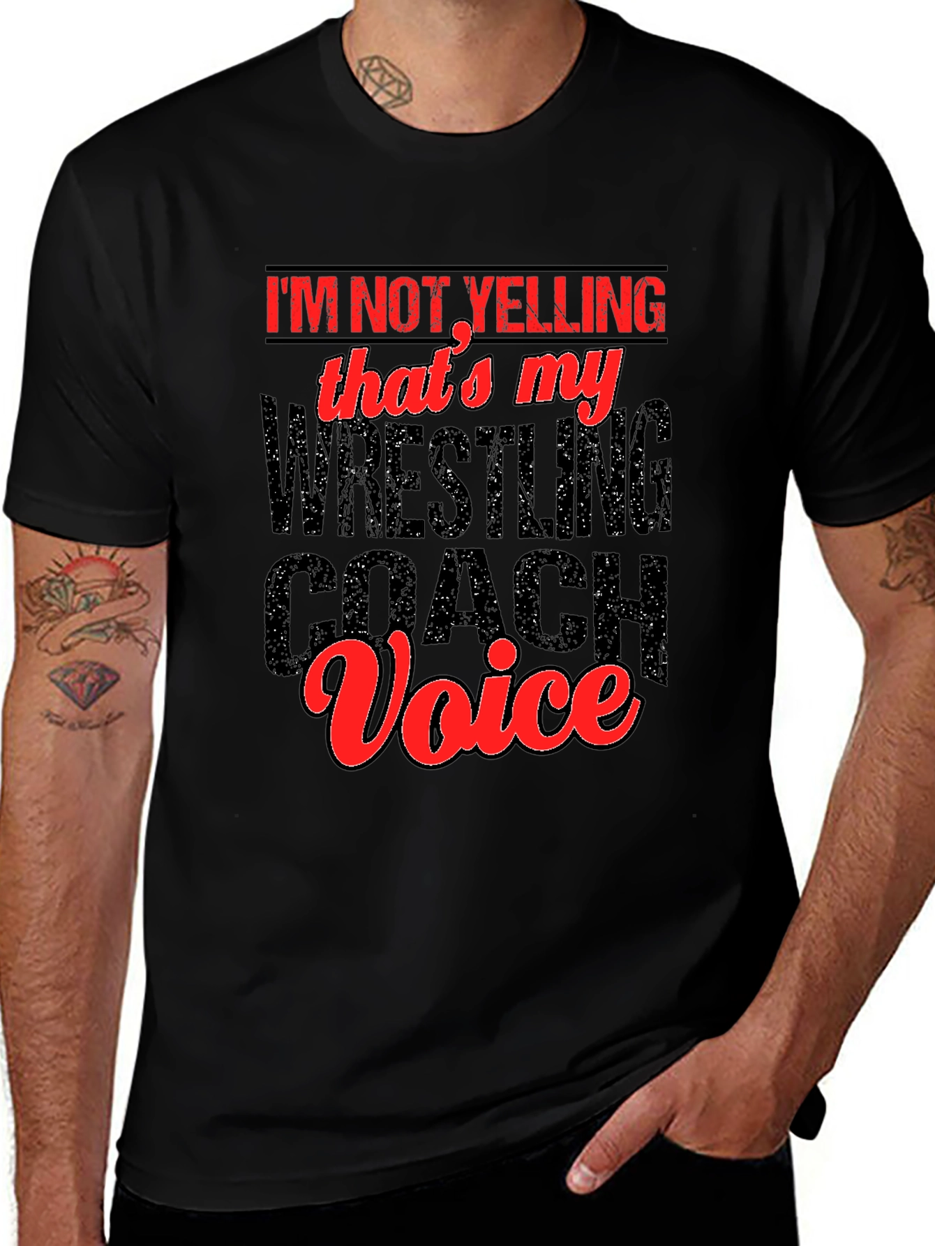 Wrestling Coach Voice T-Shirt - Funny Gift Idea