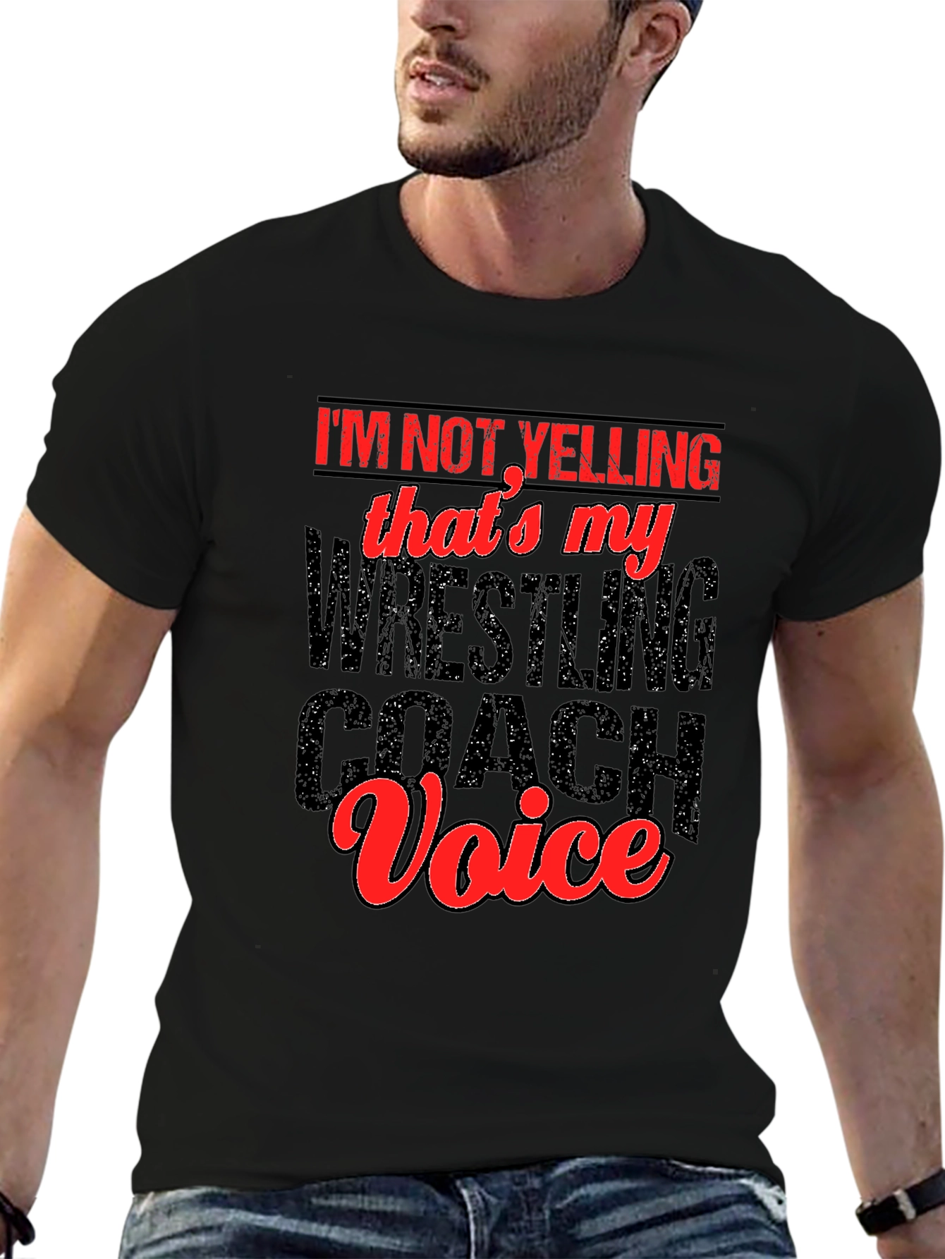 Wrestling Coach Voice T-Shirt - Funny Gift Idea