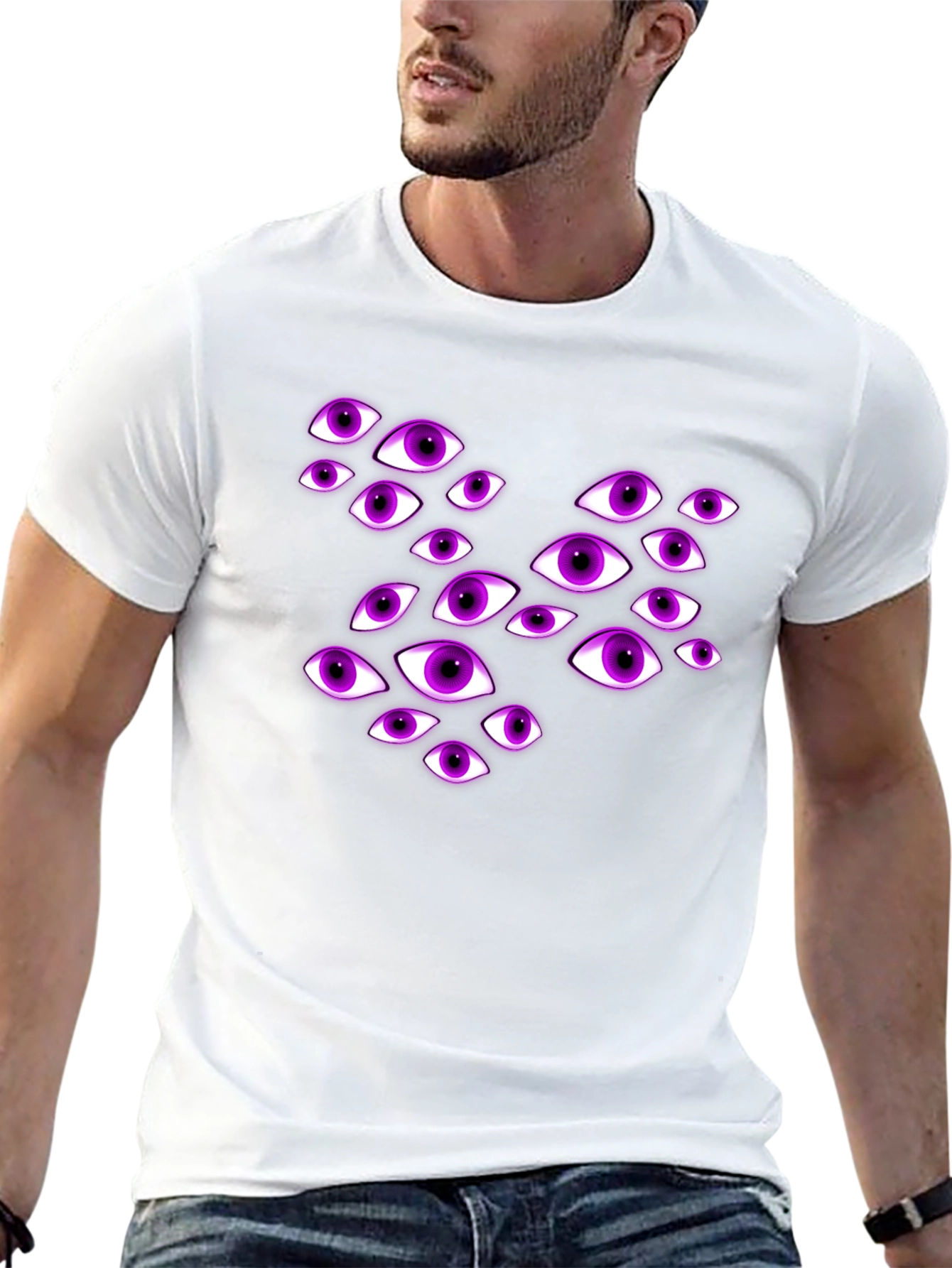 Eye See You Graphic T-Shirt - Mens Black Tee