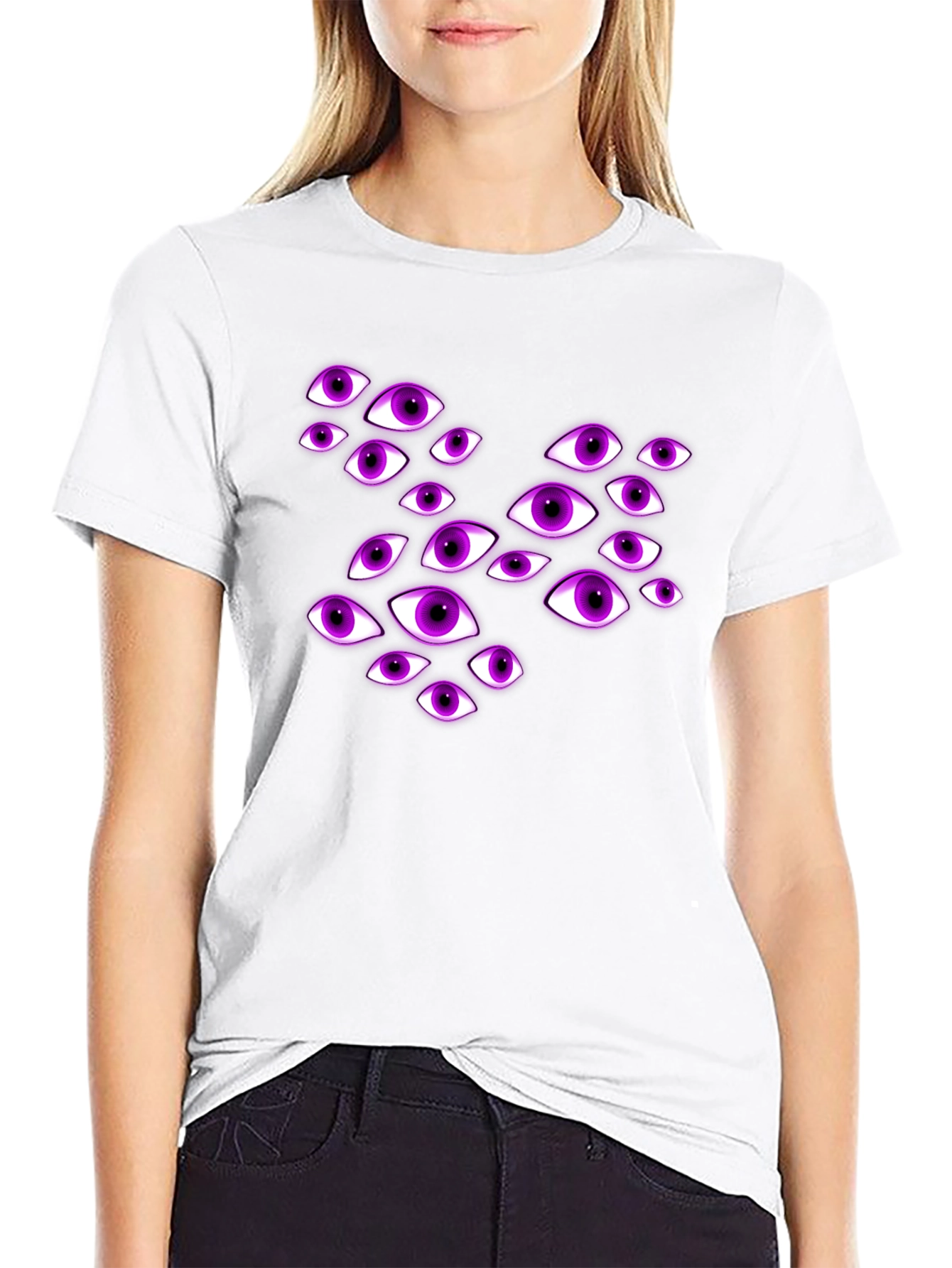 Eye See You Graphic T-Shirt - Mens Black Tee