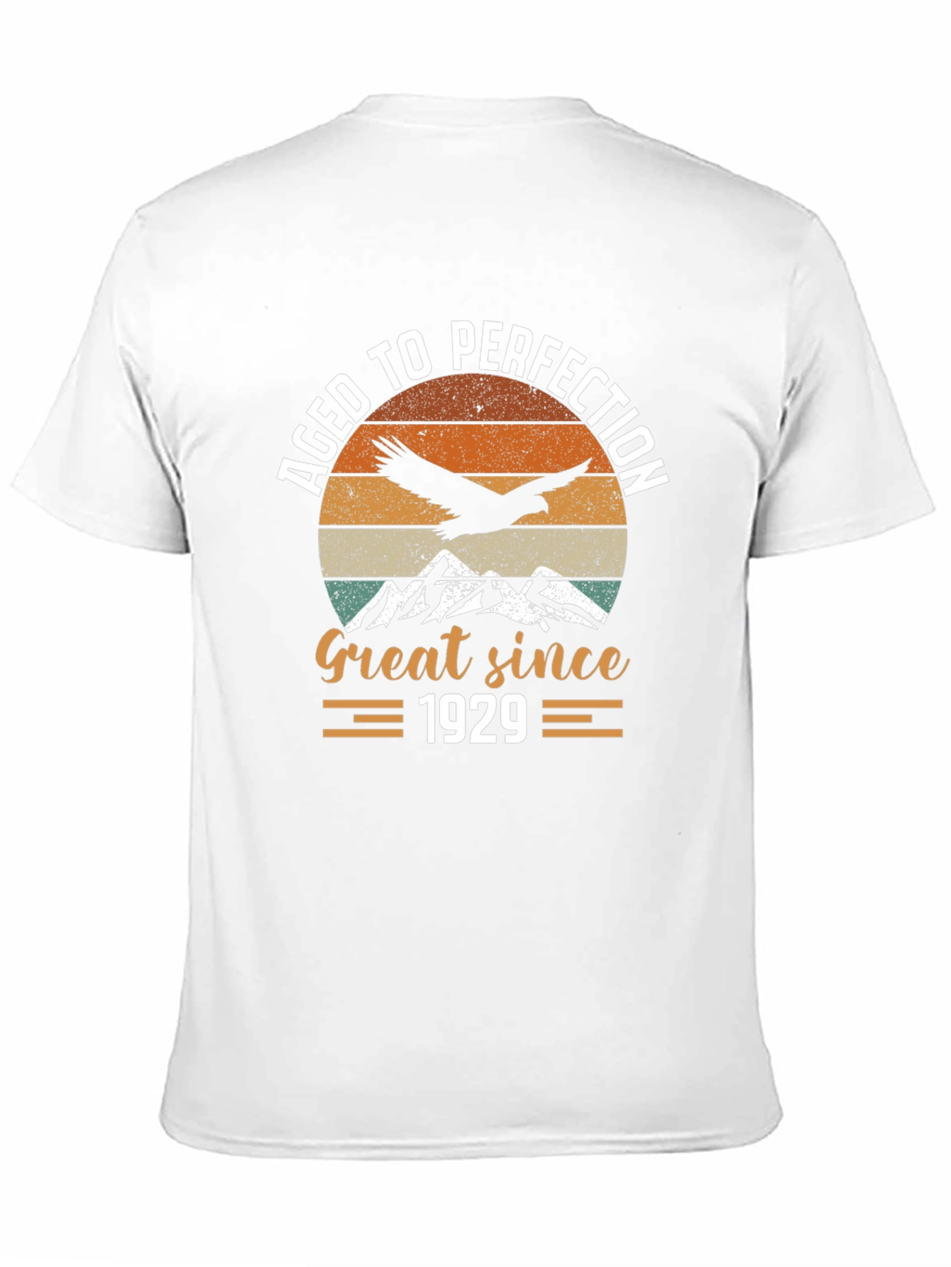 Aged To Perfection - Great Since 1929 Black T-Shirt