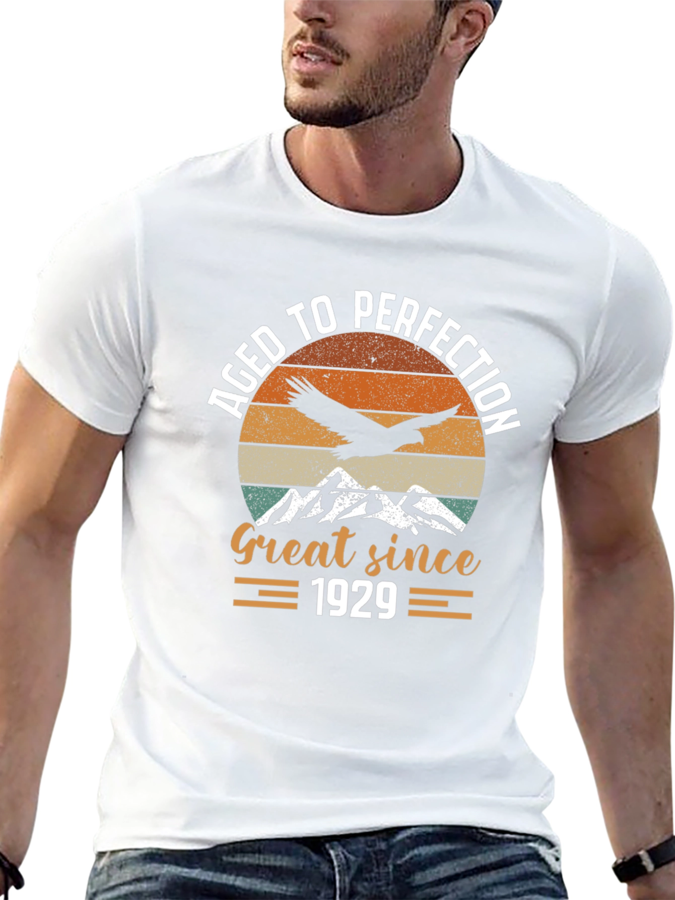 Aged To Perfection - Great Since 1929 Black T-Shirt
