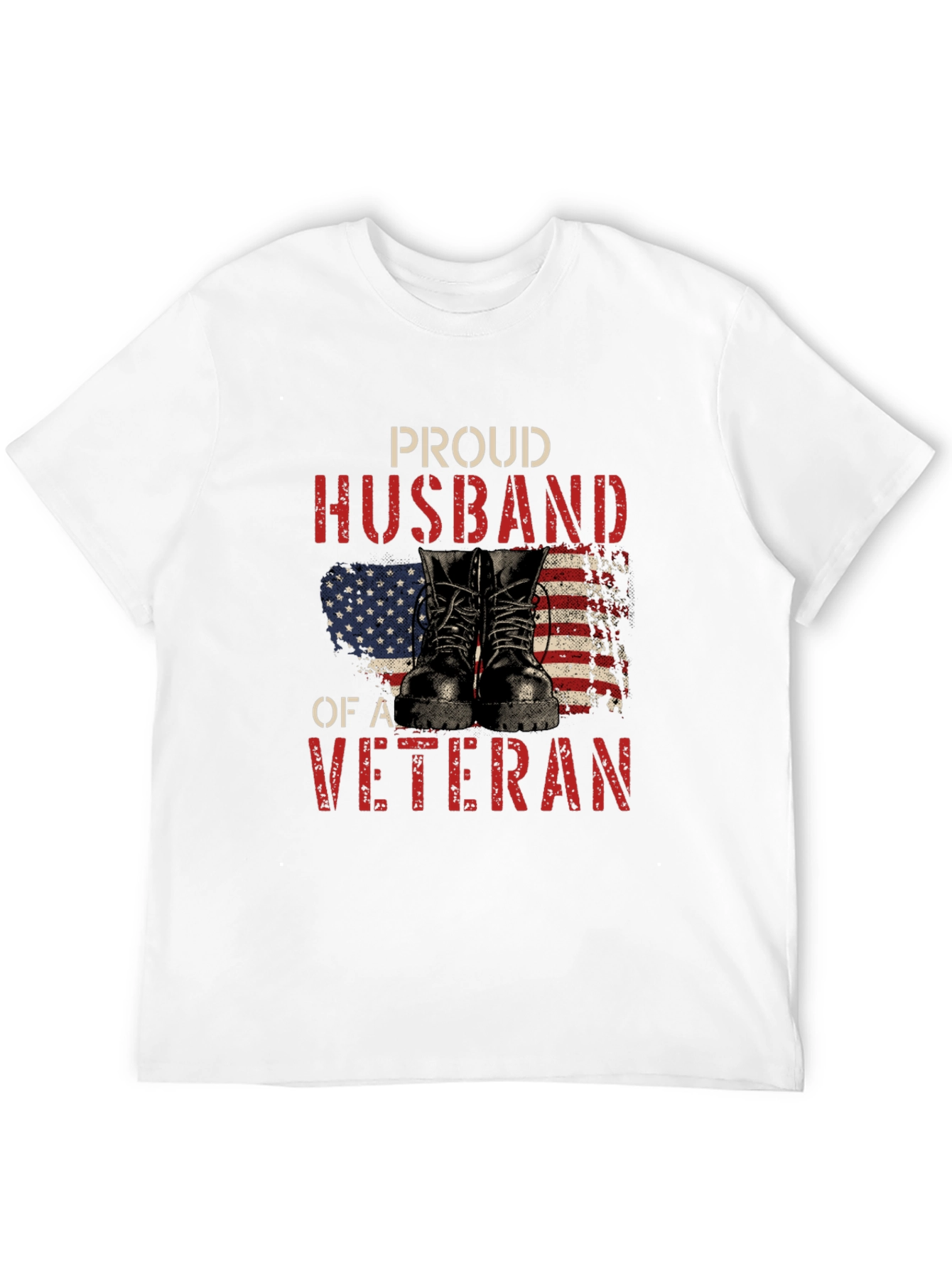 Proud Husband of a Veteran Graphic Tee